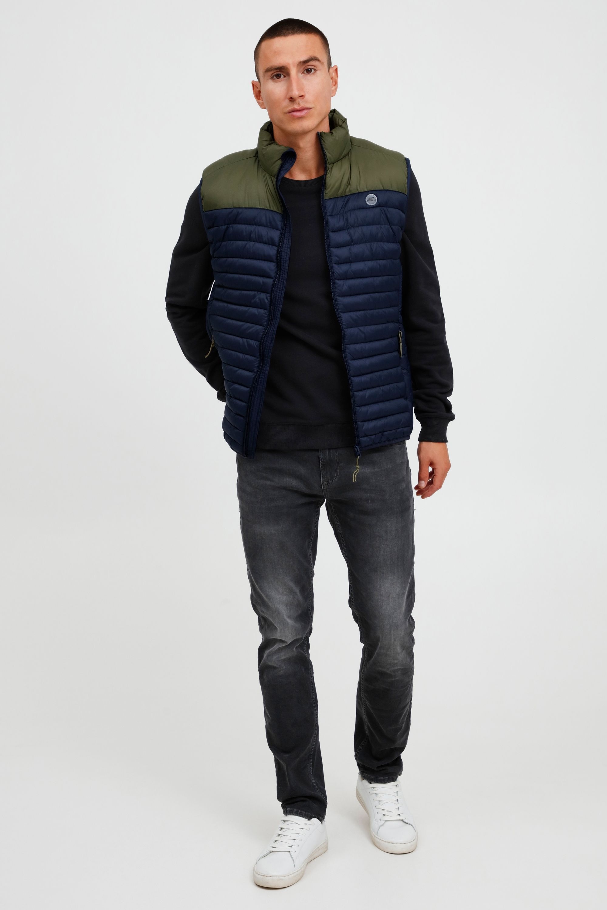 Thumbnail - Blend Steppweste "BHKaliko" Colorblock-Steppweste