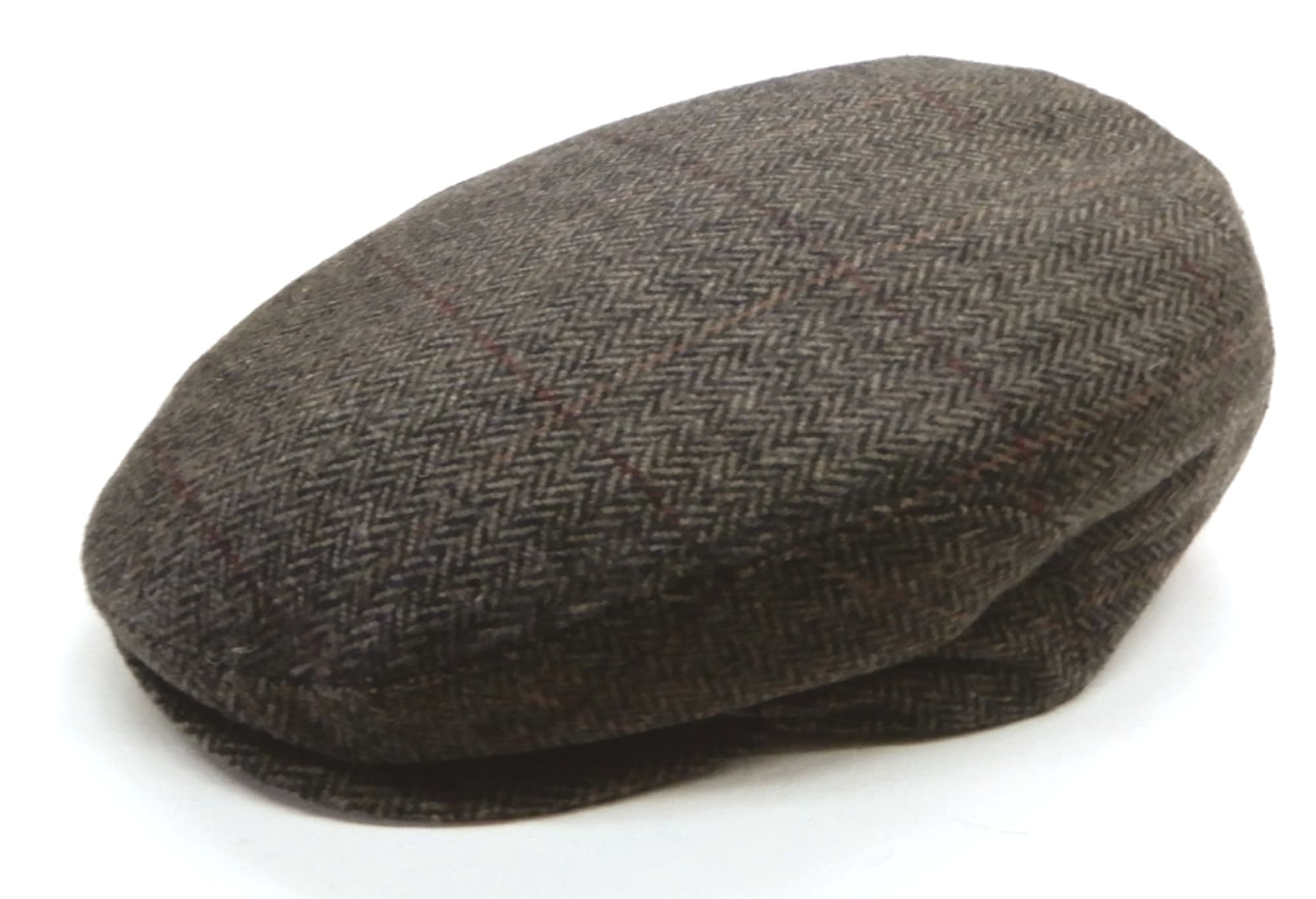 Chaplino Flat Cap, in moderner Fischgrat-Optik