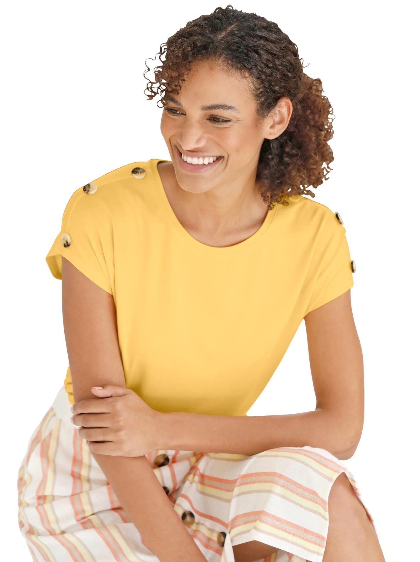 Casual Looks Kurzarmshirt »Shirt« (1 tlg.)