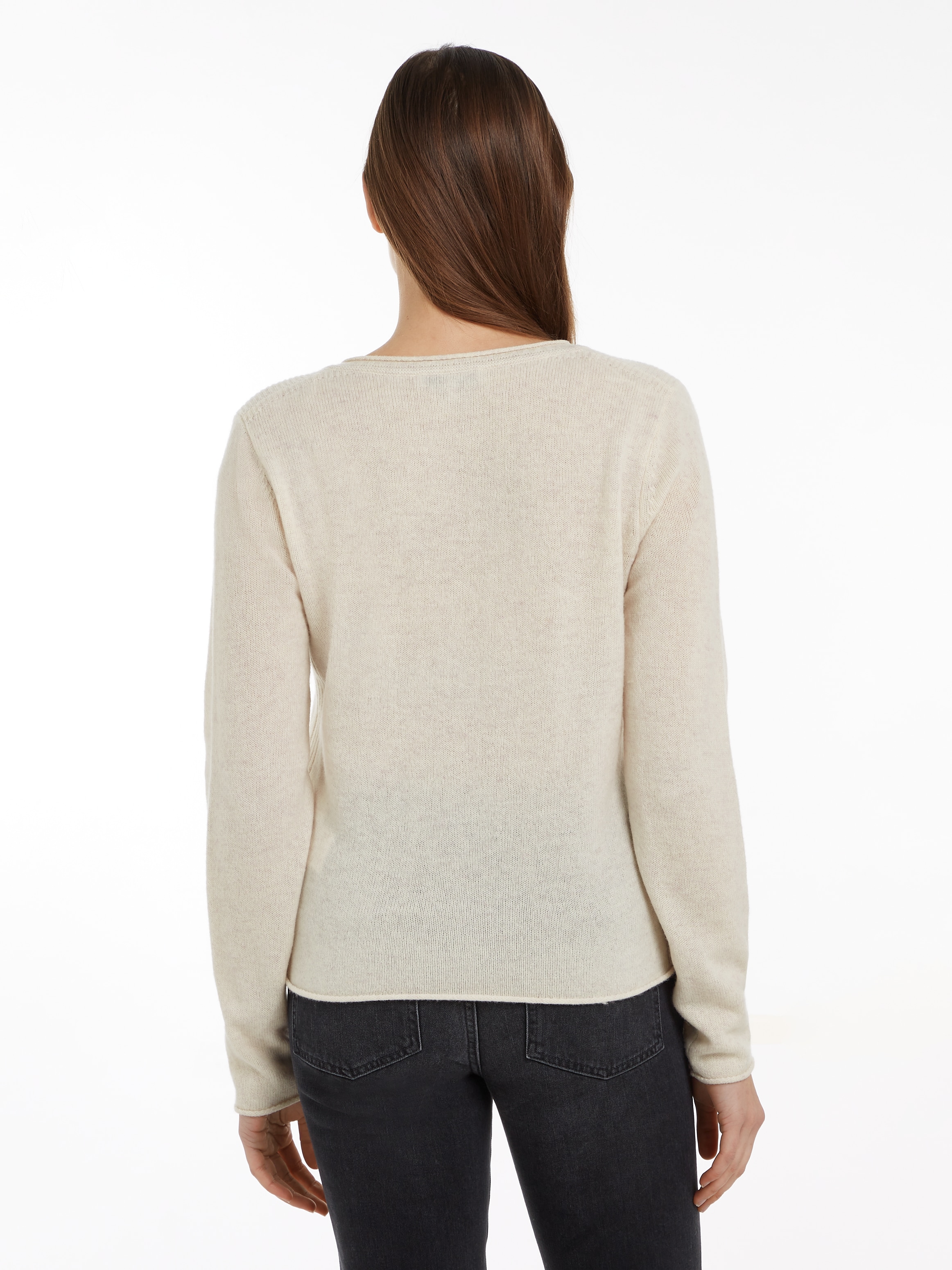 Tommy Hilfiger Strickpullover "SOFT WOOL V-NK SWEATER", aus reiner Wolle günstig online kaufen