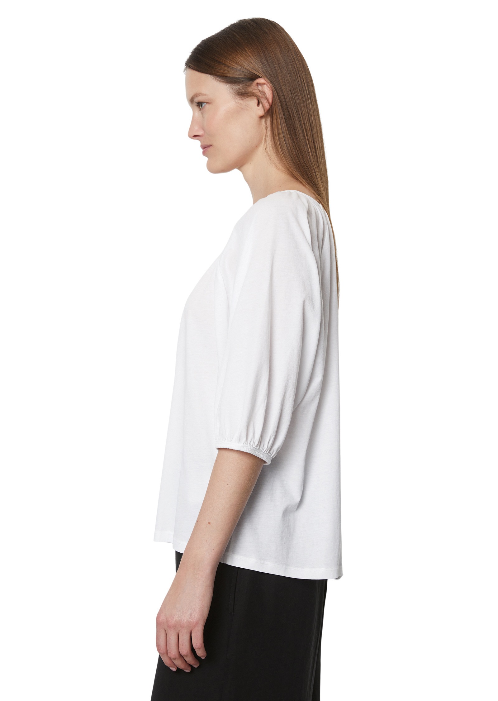 Marc O'Polo Shirtbluse »aus leichtem Single Jersey«