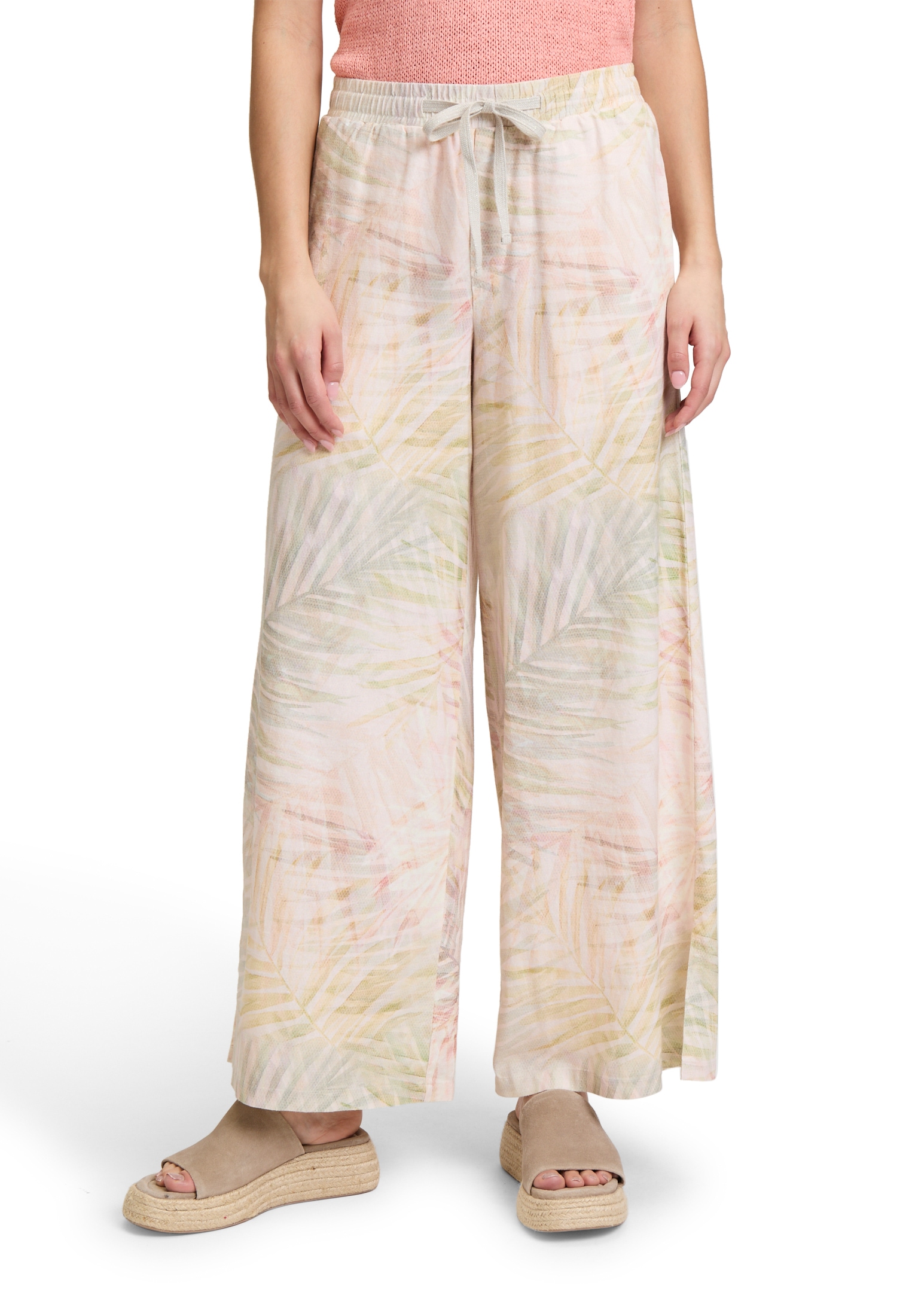 Cartoon Leinenhose "Cartoon Damen Leinenhose mit Aufdruck", Form günstig online kaufen