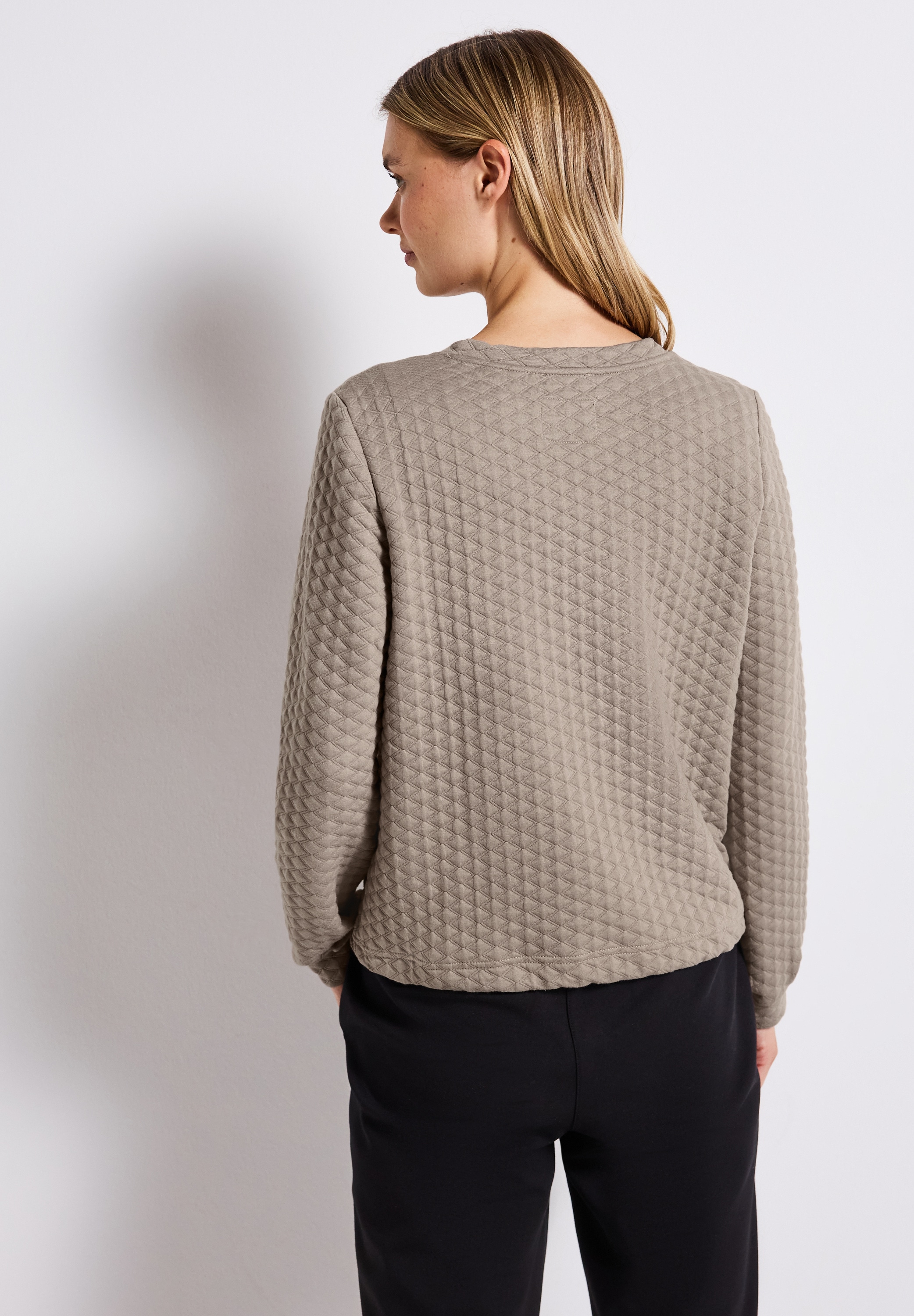 STREET ONE Cardigan, mit Struktur-Muster
