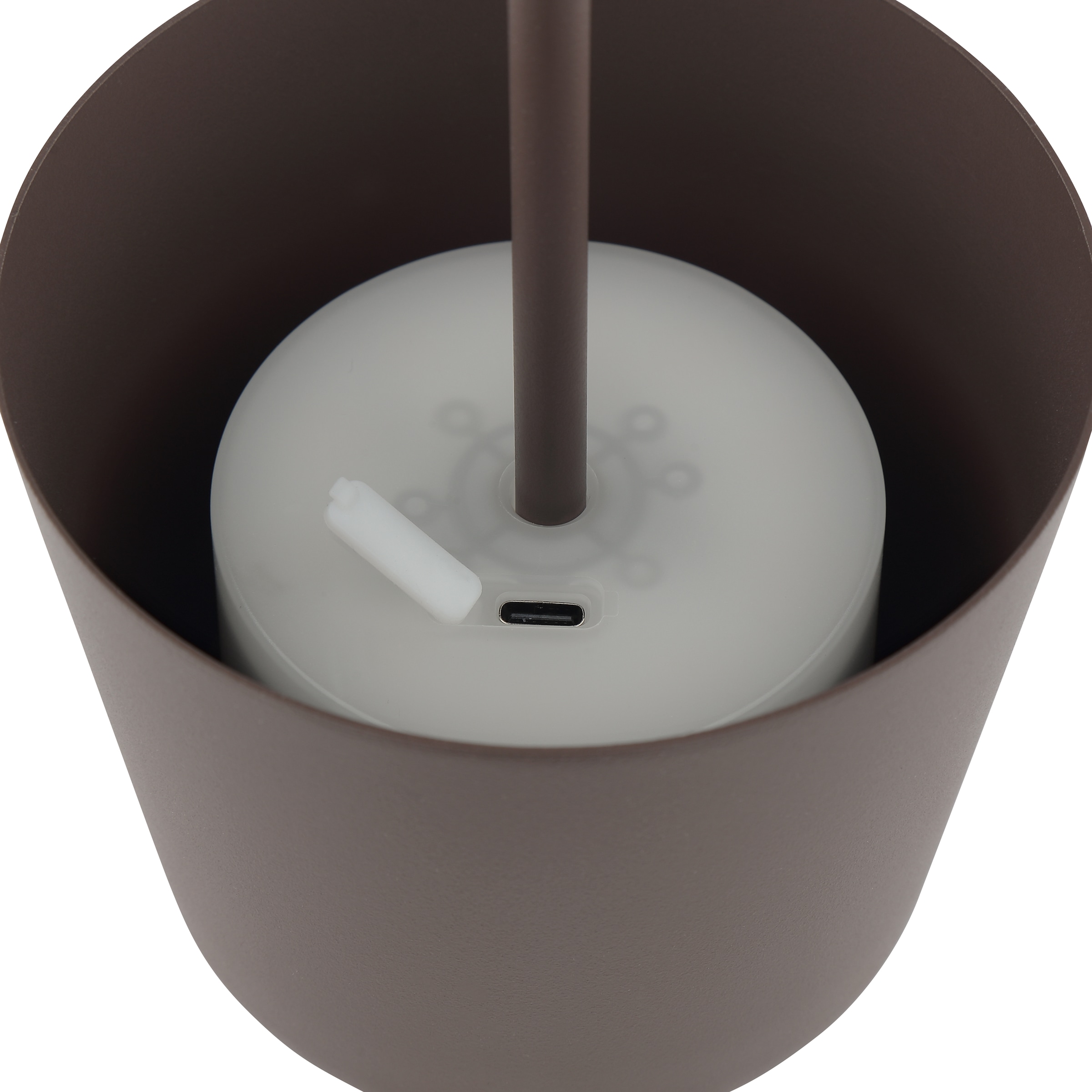 Brilliant LED Tischleuchte »Kaami - mobile LED Außen Akku Tischlampe 2er-Set« LED-Modul 2 Stk. Warmweiß 310 lm, Touchdimmer, USB, Akku, Outdoor, Indoor, Akkuleuchte 37cm hoch