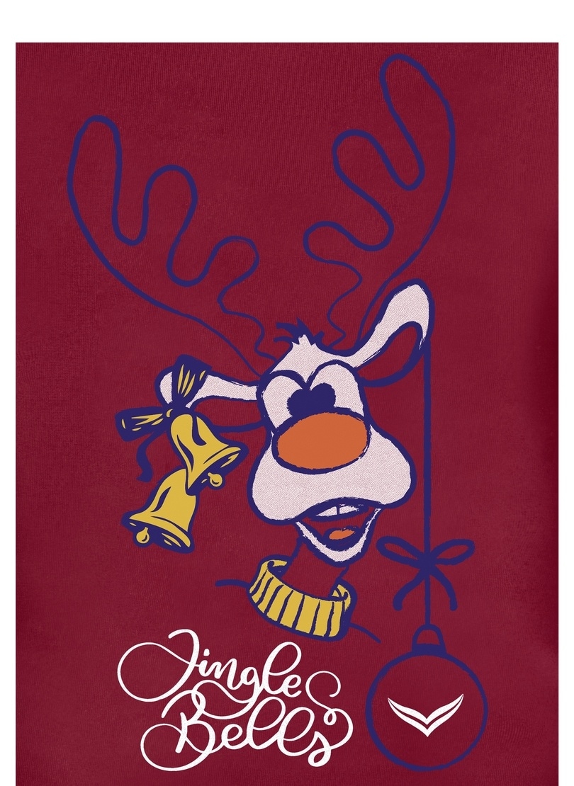 Trigema T-Shirt »TRIGEMA Kinder Weihnachts-Shirt mit süßem Motiv«