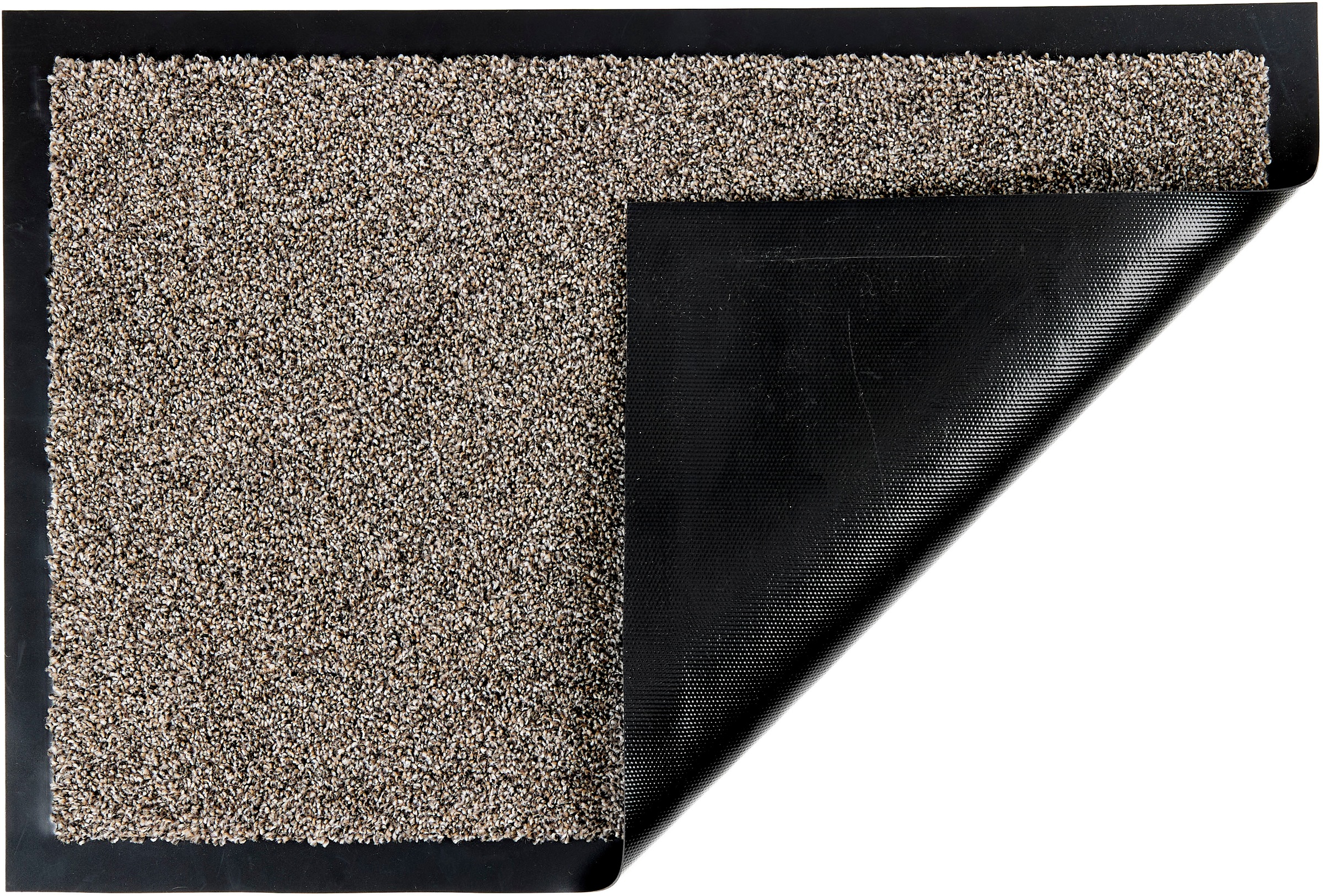 Fußmatte ASTRA "Calcite", braun, B:120cm H:10mm L:180cm, Kunstfaser, Teppiche, Fußmatte, Türmatte, Sauberlaufmatte, rutschfest, meliert, nimmt Schmutz auf 3