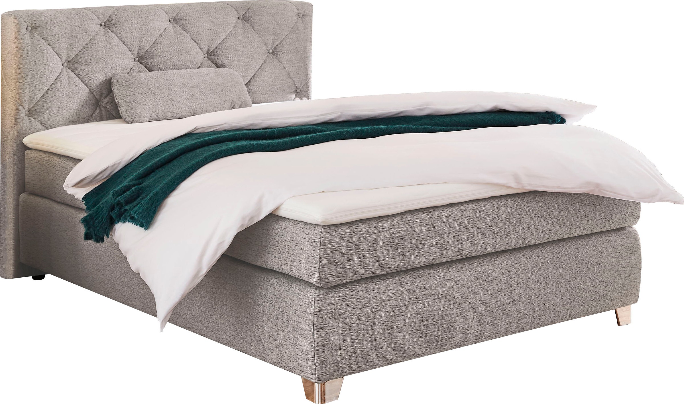 Jockenhöfer Gruppe Boxspringbett "Finja" mit Topper und Zierkissen, erhältl günstig online kaufen