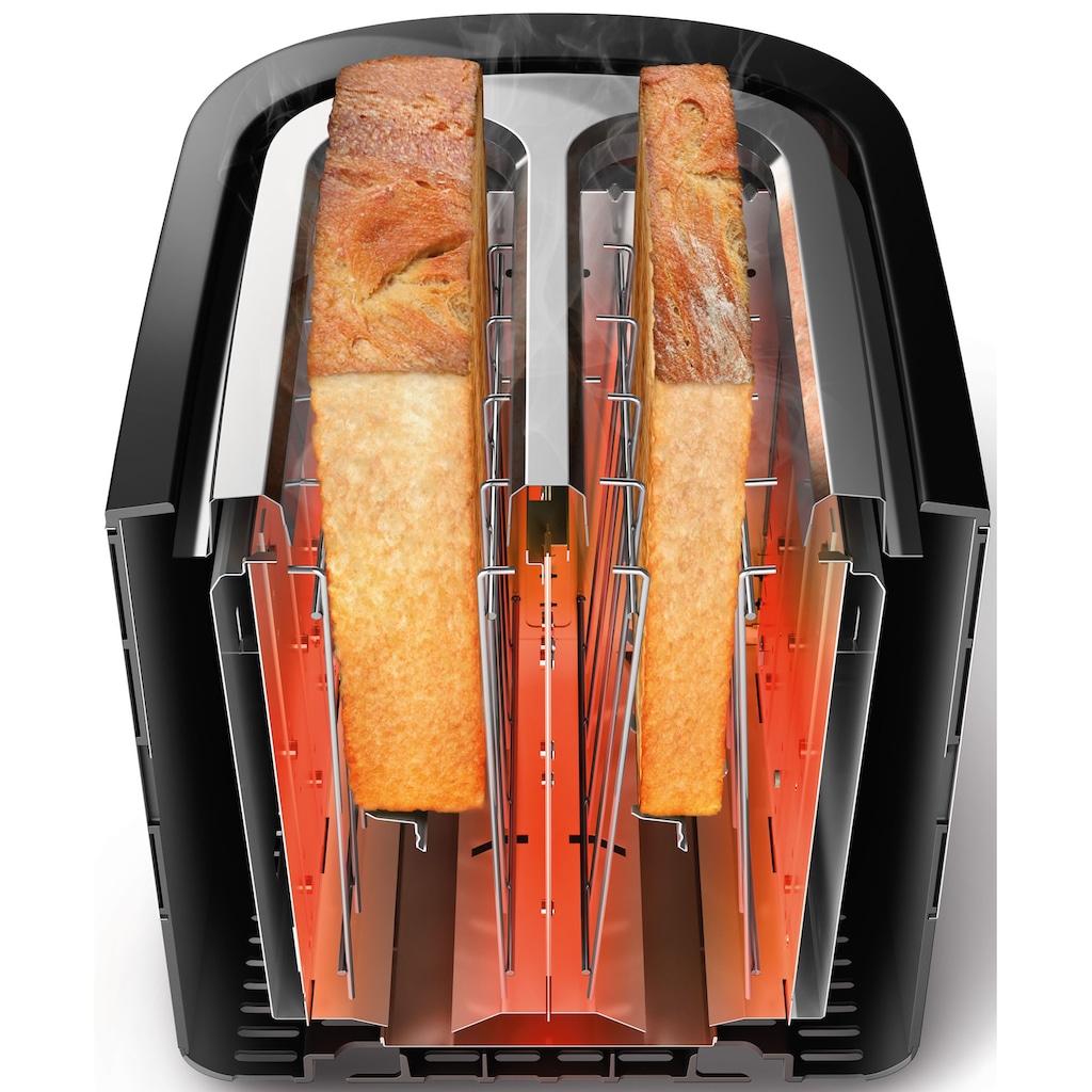 Philips Toaster »HD2639/90«, 2 kurze Schlitze, 730 W