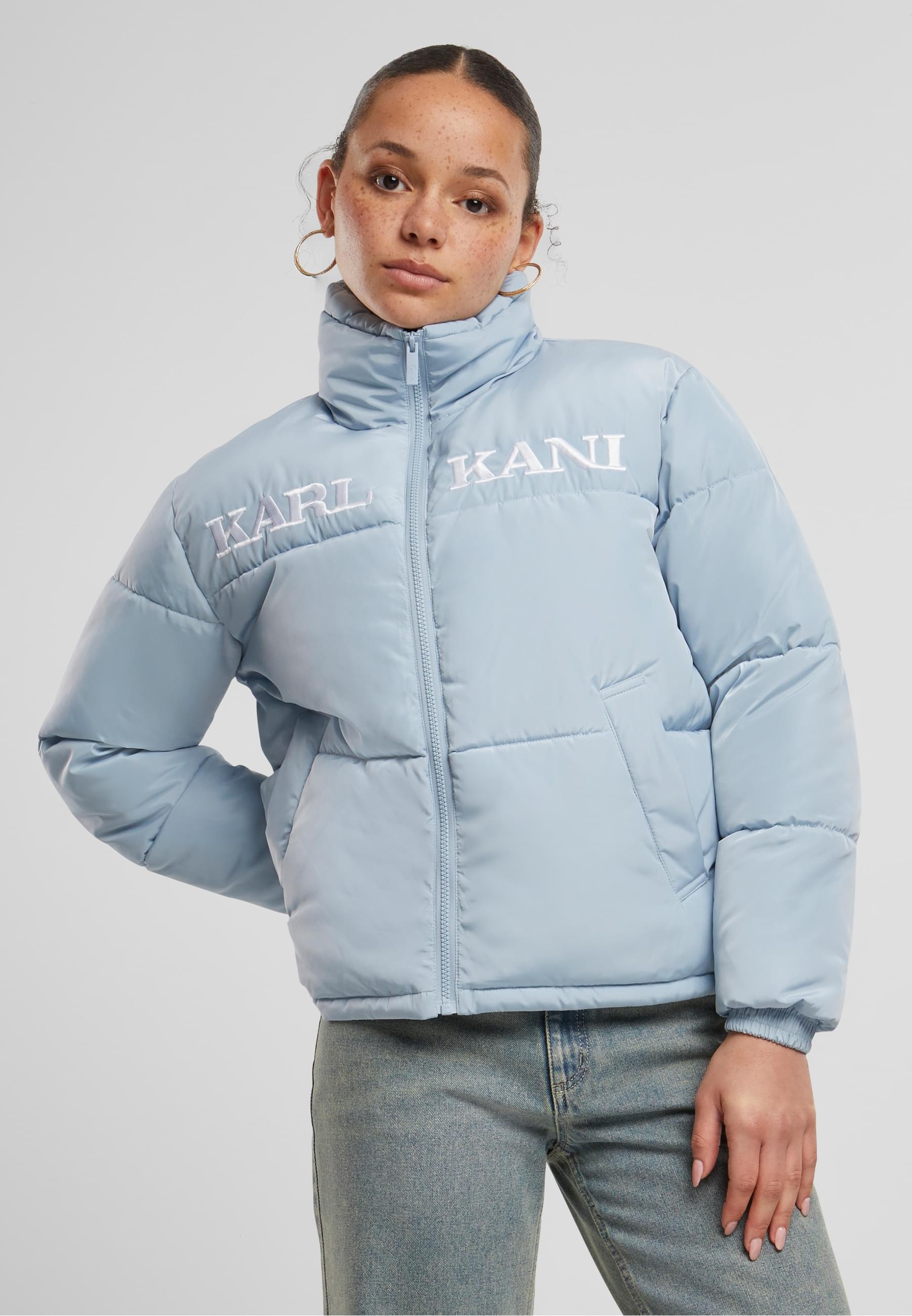 Karl Kani Winterjacke »Karl Kani Karl Kani Retro Essential Puffer Jacket«, (1 St.), ohne Kapuze
