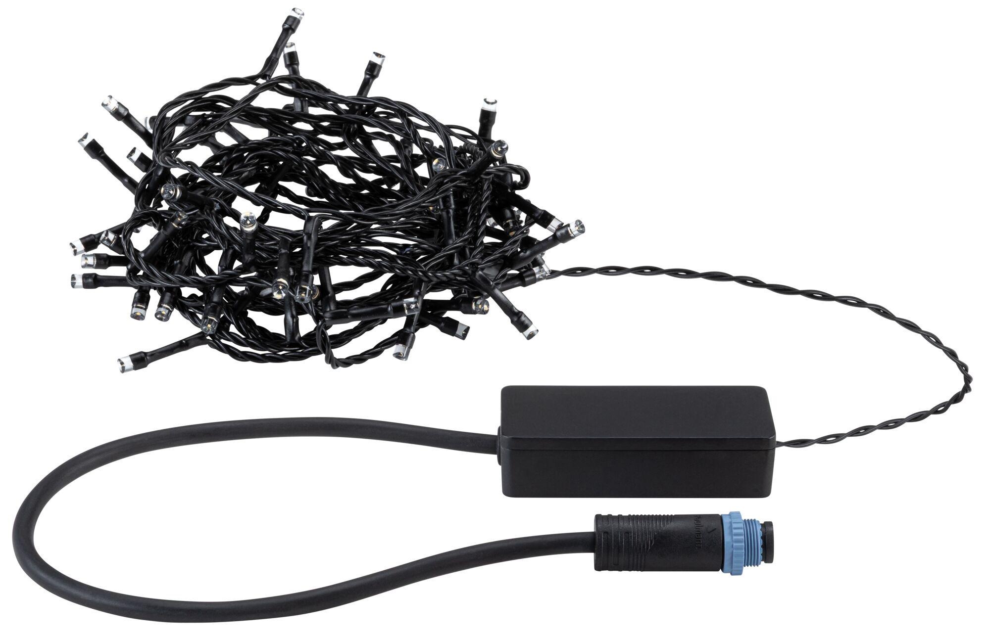 Paulmann LED-Lichterkette »Yuna IP44 Schwarz« 1 Stk.-flammig dimmbar