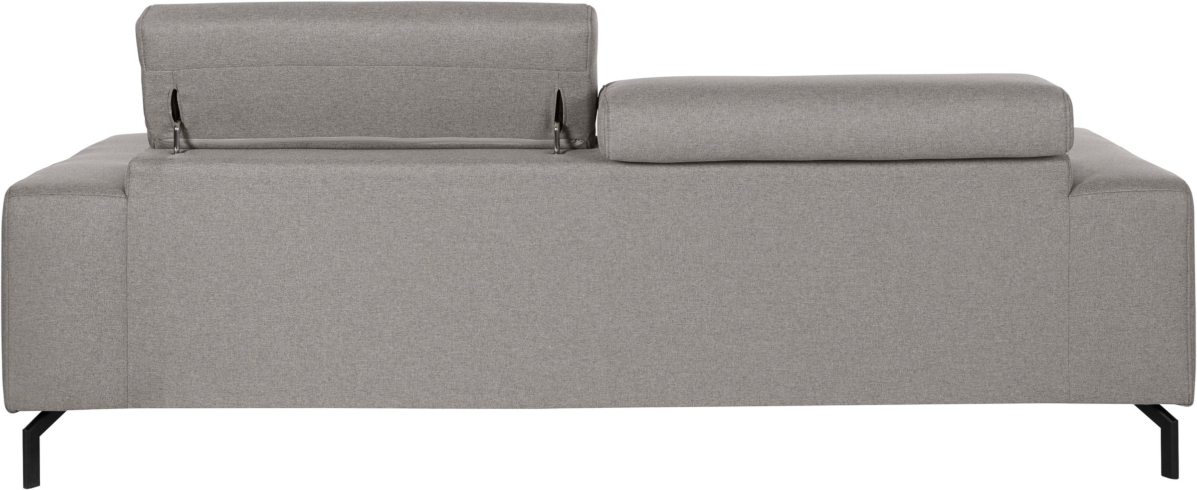 DOMO collection 2,5-Sitzer »Cunelli zeitlos und elegant, moderne Sitznähte als Designelement,«, wahlweise mit 6-fach verstellbaren Kopfteilen, fester Sitzkomfort