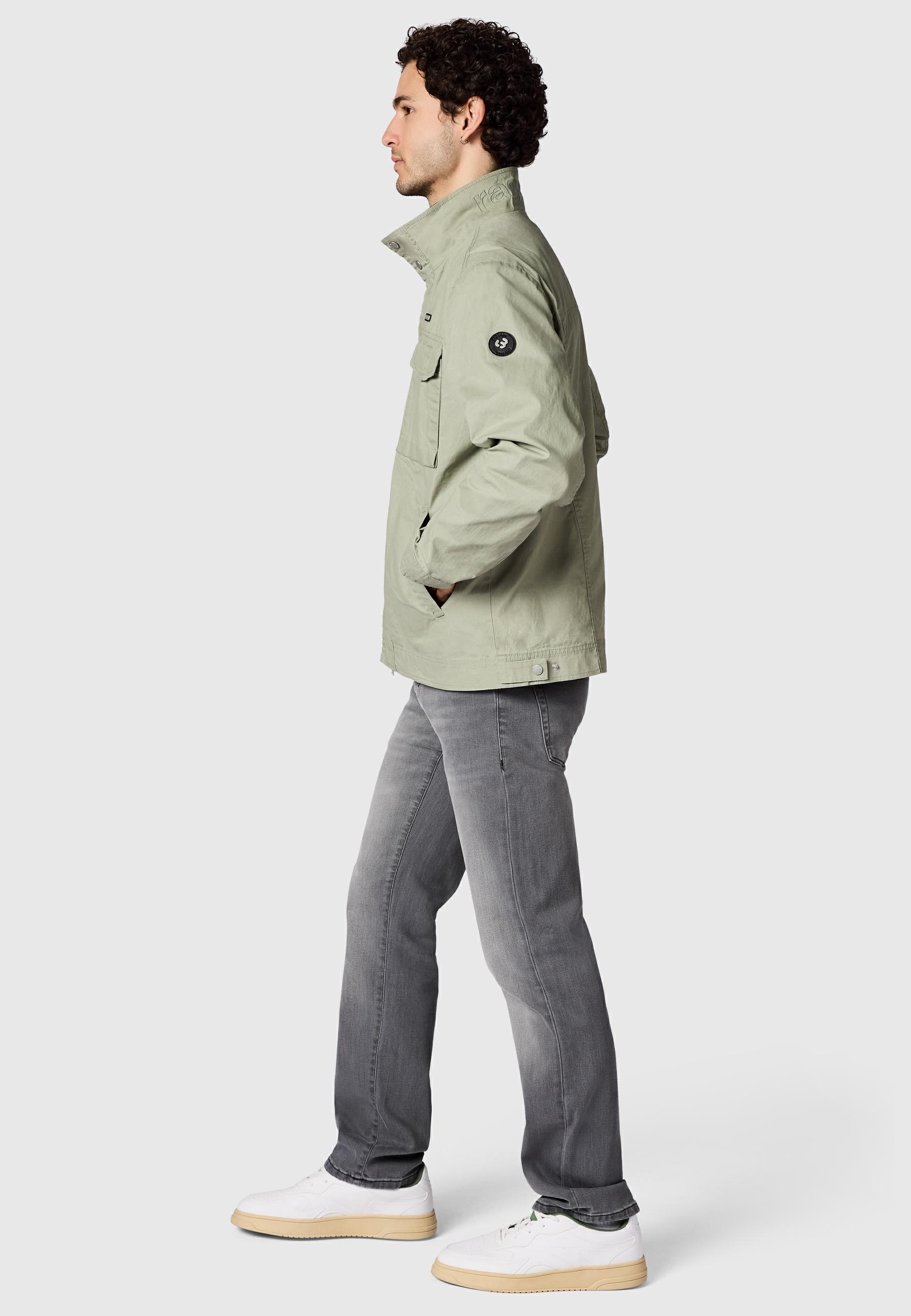 Ragwear Anorak »Murpho Vintage« ohne Kapuze Geradlinige Übergangsjacke mit Brusttaschen