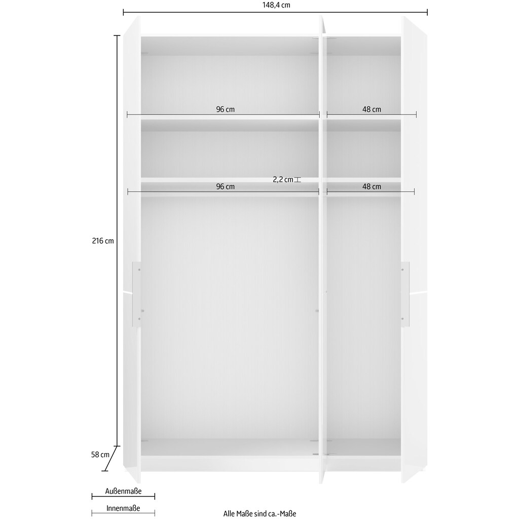 GALLERY M branded by Musterring Drehtürenschrank »Imola W«