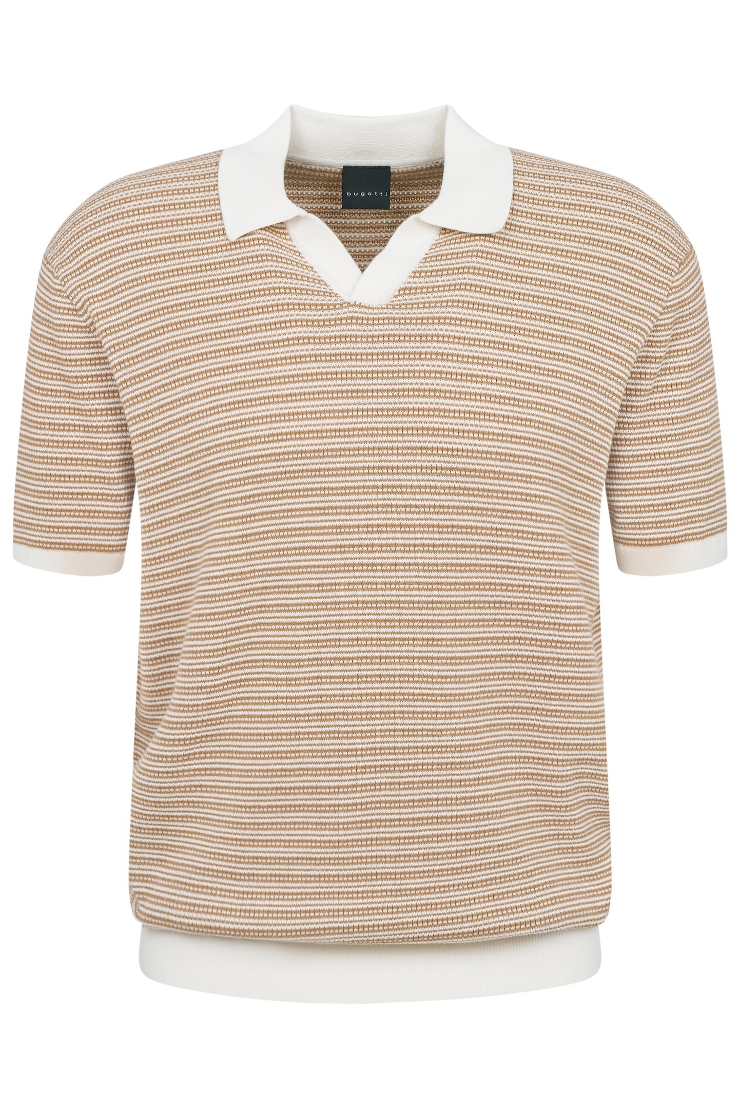 bugatti Poloshirt, aus Baumwolle