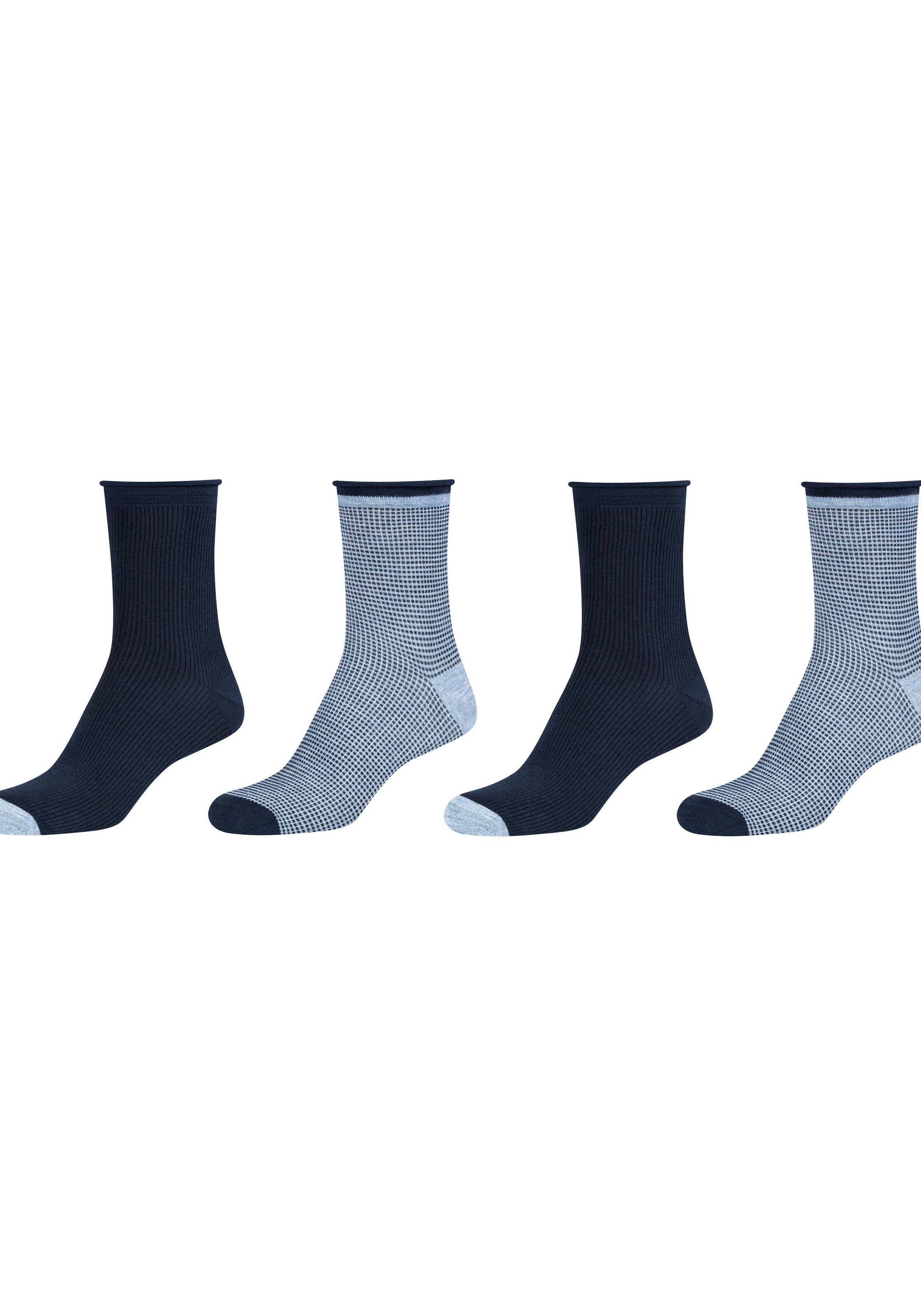 Camano Langsocken »silky touch« 4 Stk. tlg. mit verstärkter Ferse