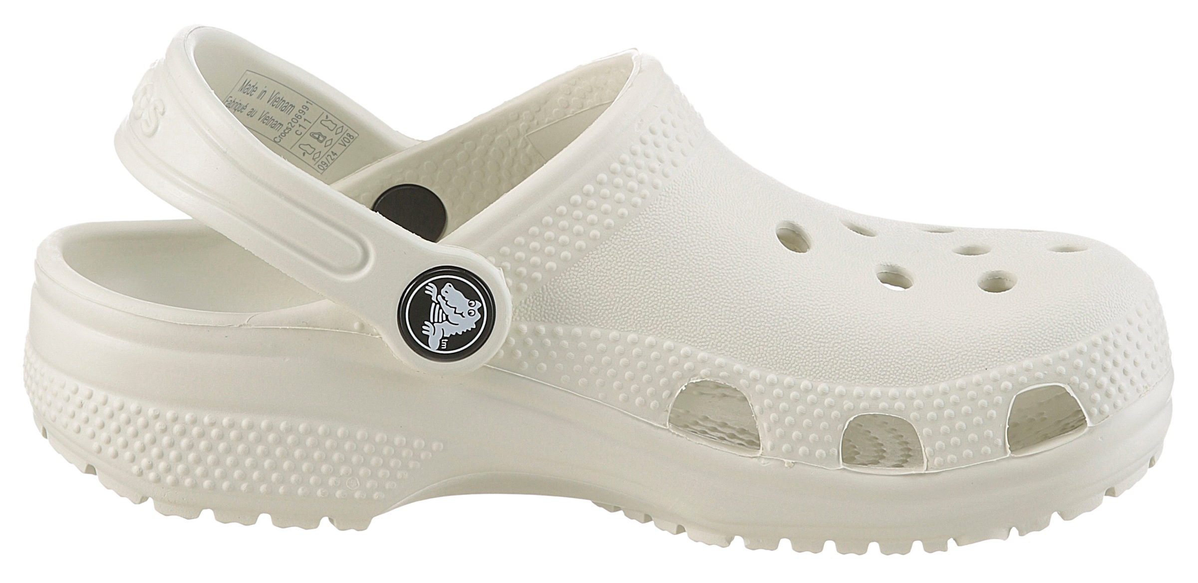 Crocs Clog »Classic K«, Sommerschuh, Hausschuh, Badeschuh mit schwenkbarem Fersenriemchen