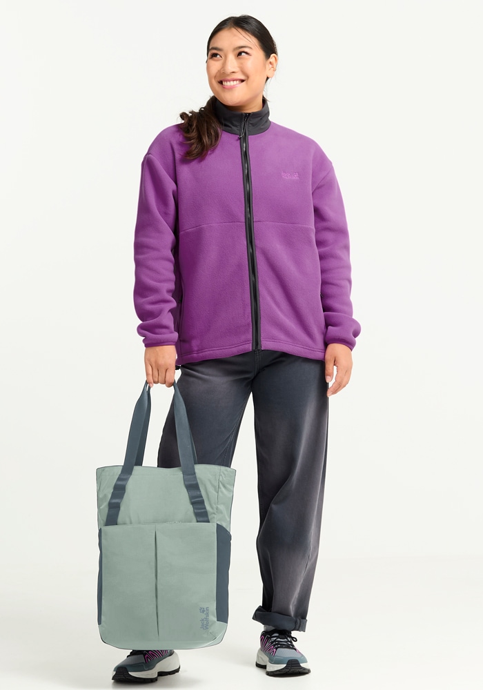 Jack Wolfskin Schultertasche »ZOYA 2IN1 TOTE« aus Polyamid, mit Polyesterfutter, sportlicher Stil