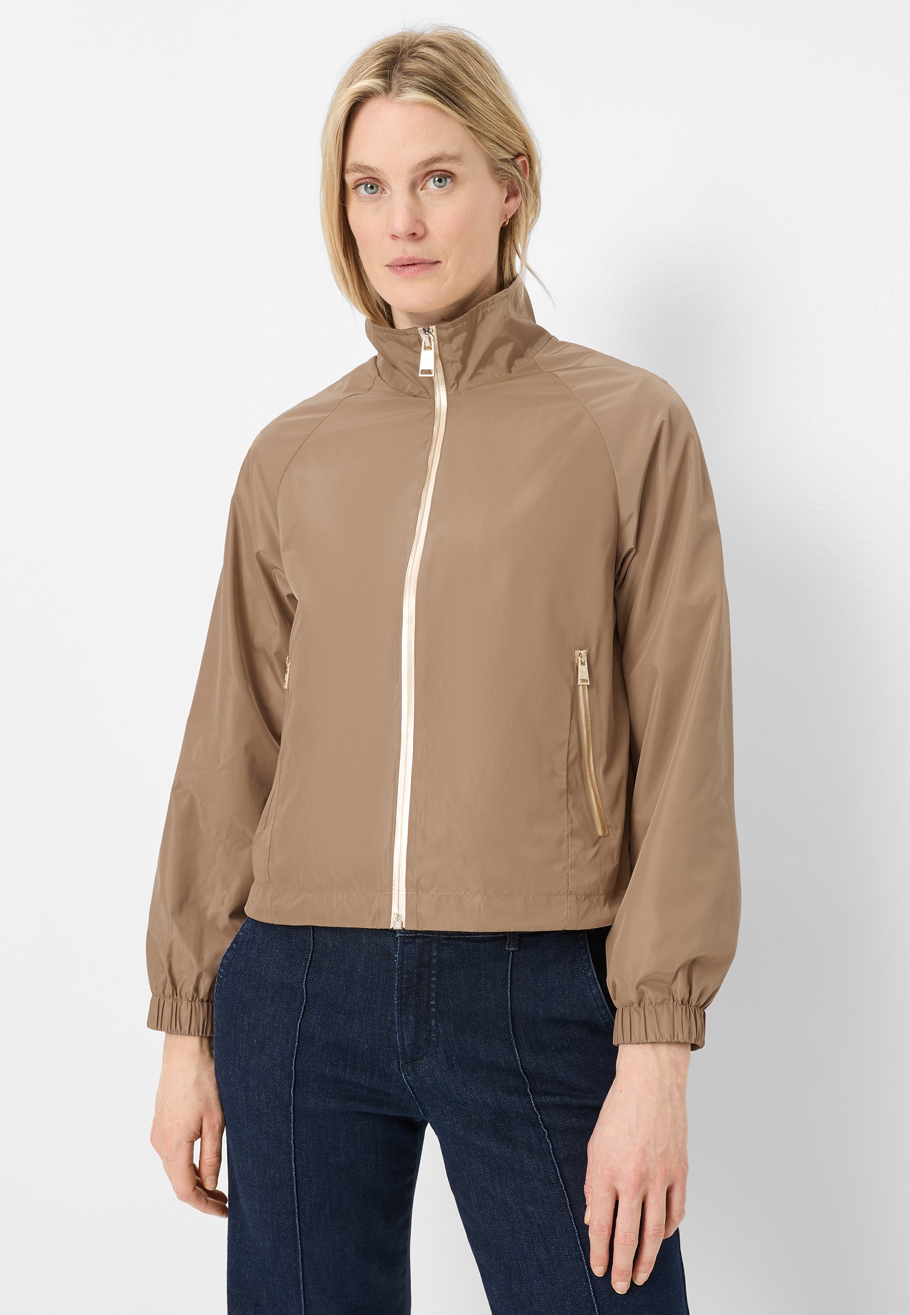Fuchs Schmitt Blouson Umschlagkragen, Regular Fit, leicht glänzende Qualitä günstig online kaufen