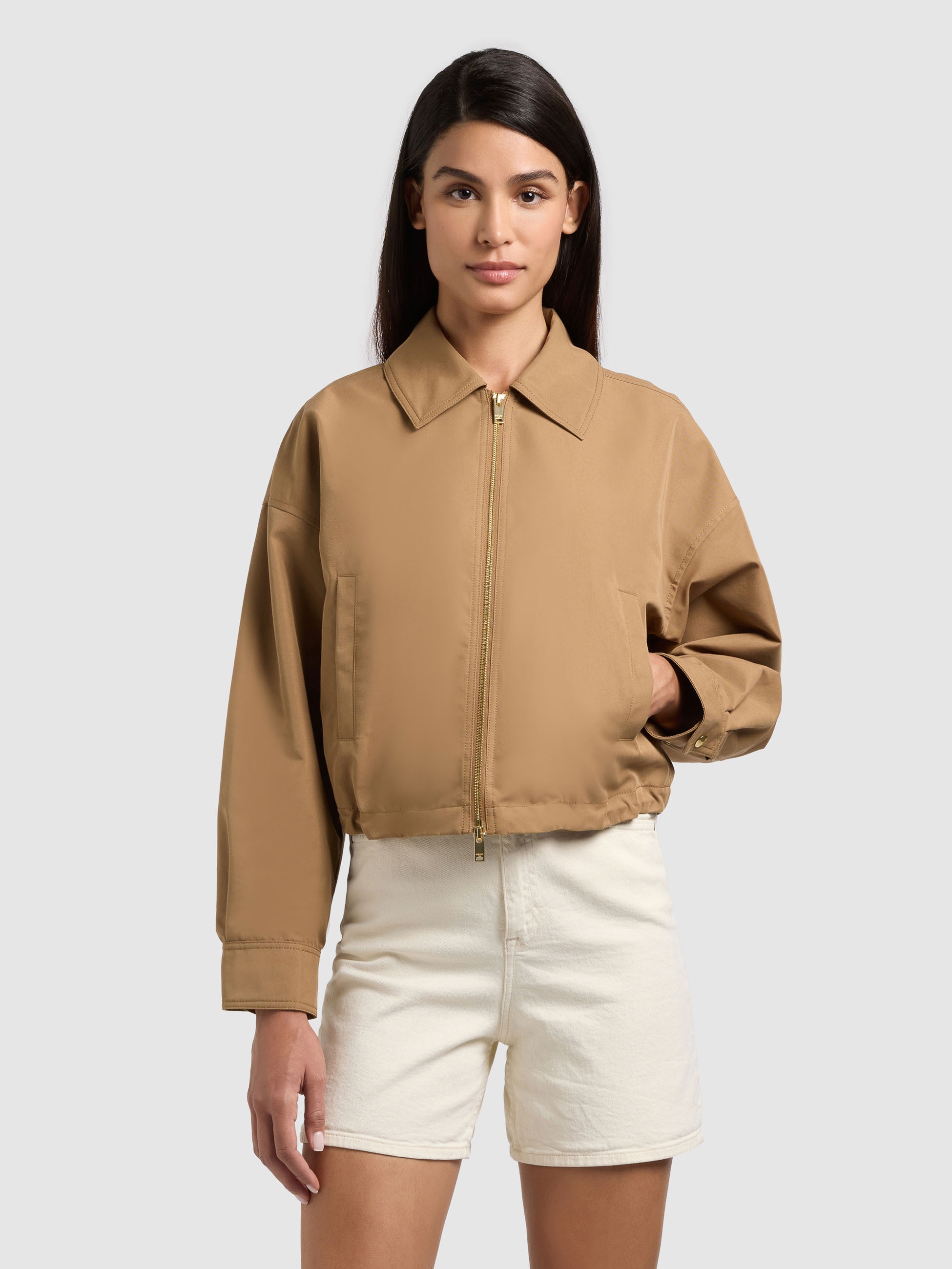khujo Blouson »TOVEE« ohne Kapuze
