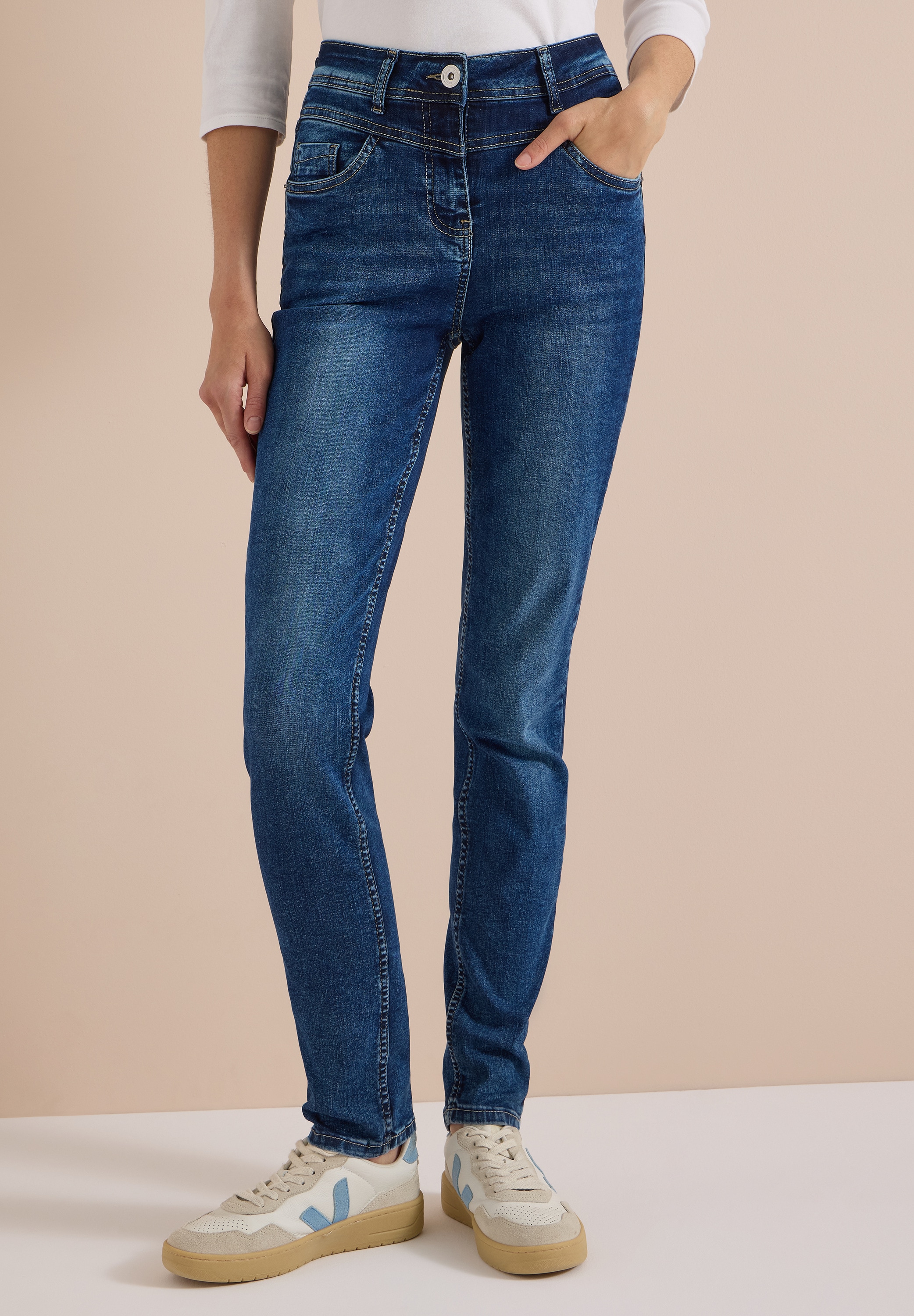 Cecil Slim-fit-Jeans 5-Pocket-Style
