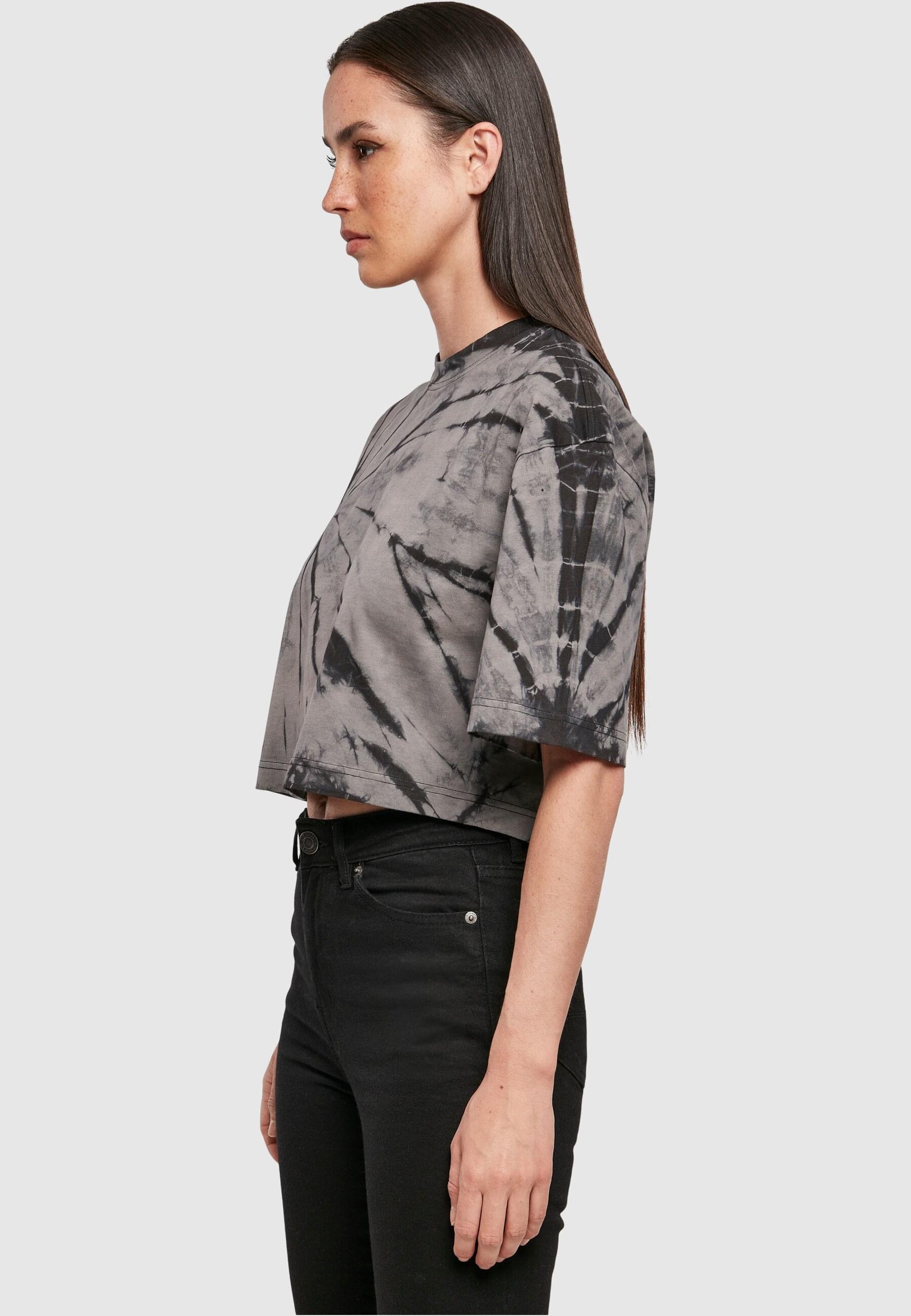 URBAN CLASSICS Kurzarmshirt »Damen Ladies | Oversized Cropped Tie tlg.) für Tee«, kaufen BAUR (1 Dye