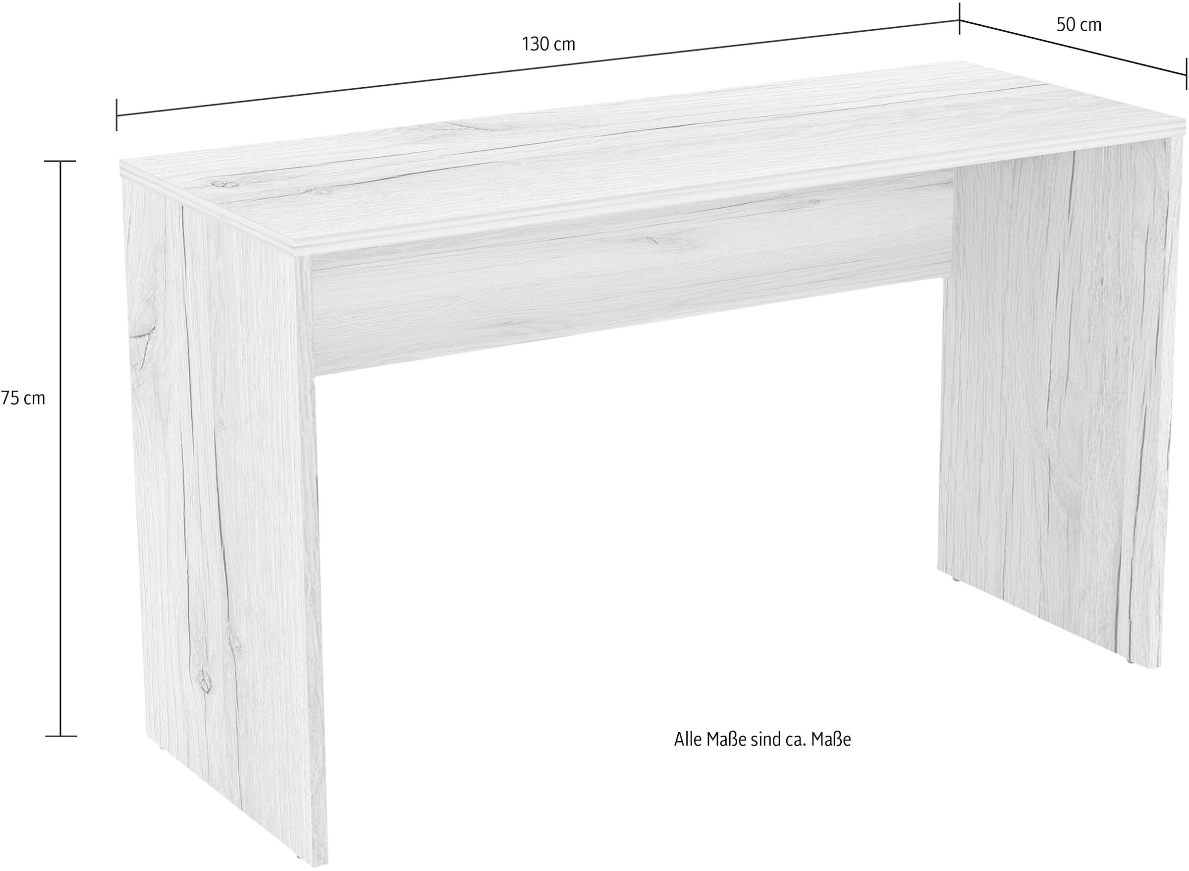 Schreibtisch modernen Helvetia im viel & 130, Design Arbeitsfläche »AGAPI«, BAUR Breite | Computertisch