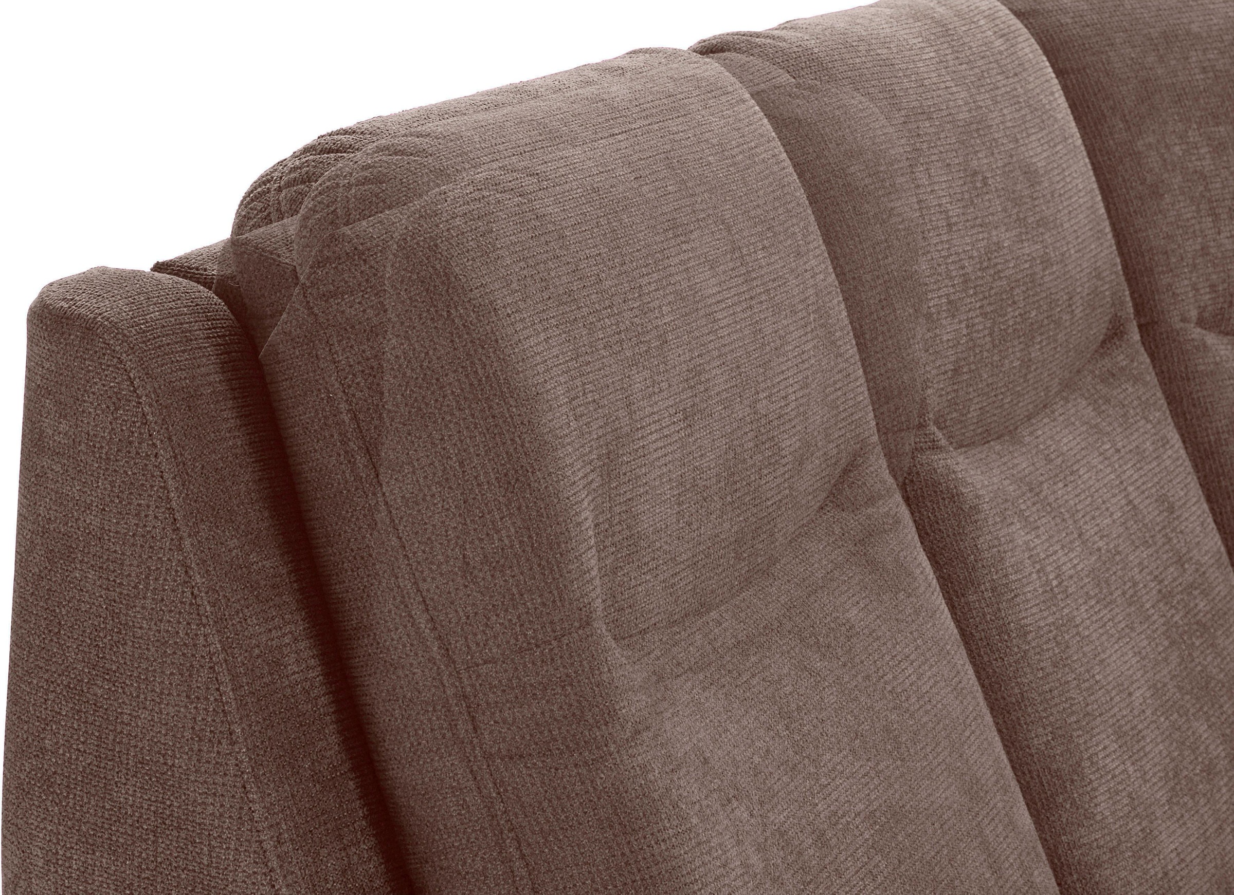 Thumbnail - sit&more Ecksofa "Boccaccio L-Form" mit Federkern und Kopfteilverstellung, wahlweise mit Bettfunktion