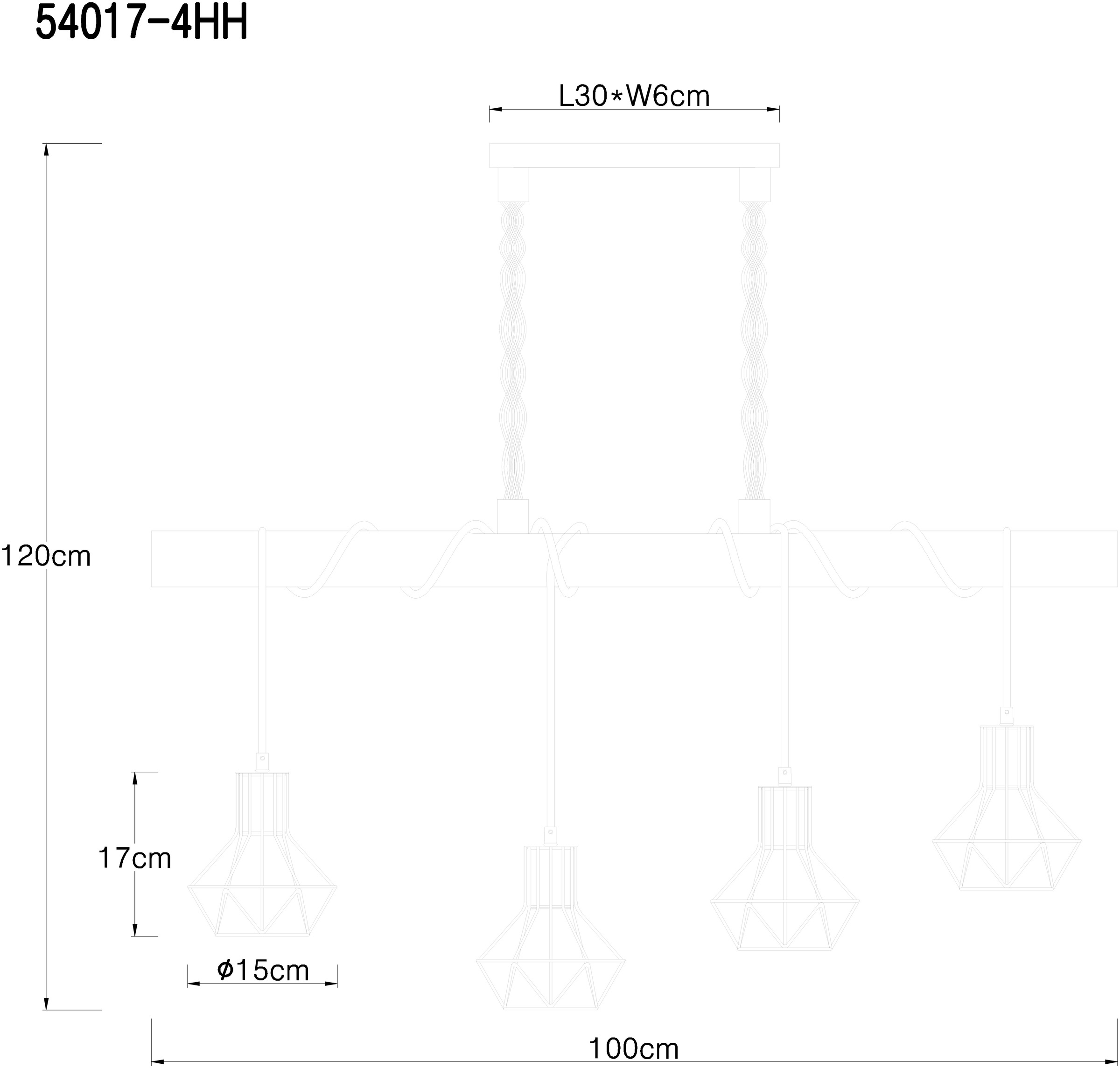 GLOBO LIGHTING Hängeleuchte »PRISKA« E27 1 Stk. Hängeleuchte Schwarz/Holz/Hanf, E27