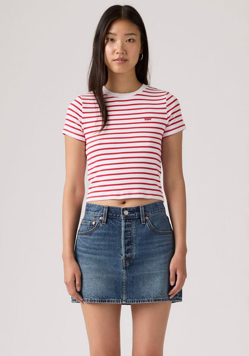 Levis T-Shirt "ESSENTIAL SPORTY TEE" Feinripp- Qualität günstig online kaufen