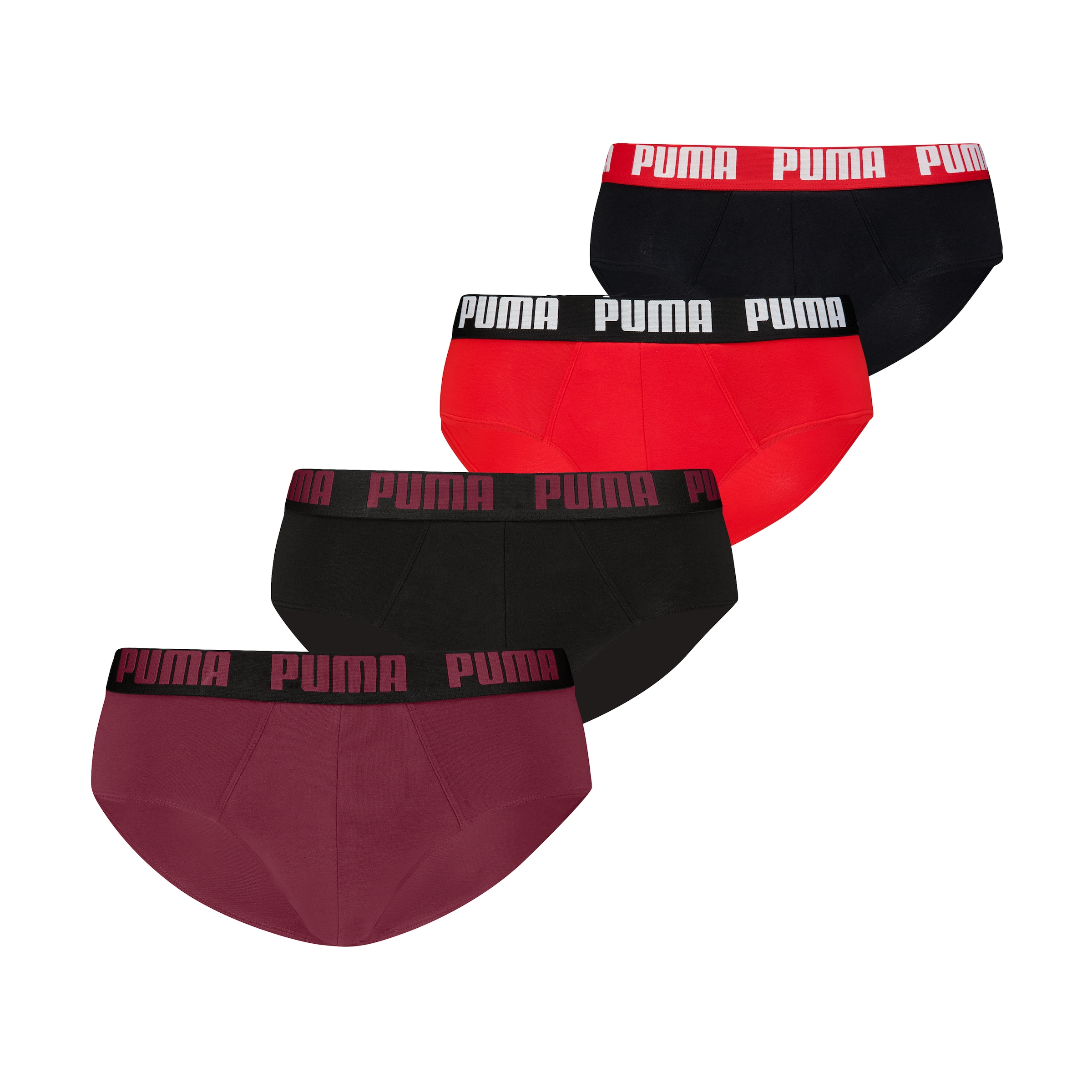 PUMA Slip »PUMA MEN EVERYDAY BASIC BRIEF« 4er Pack, 