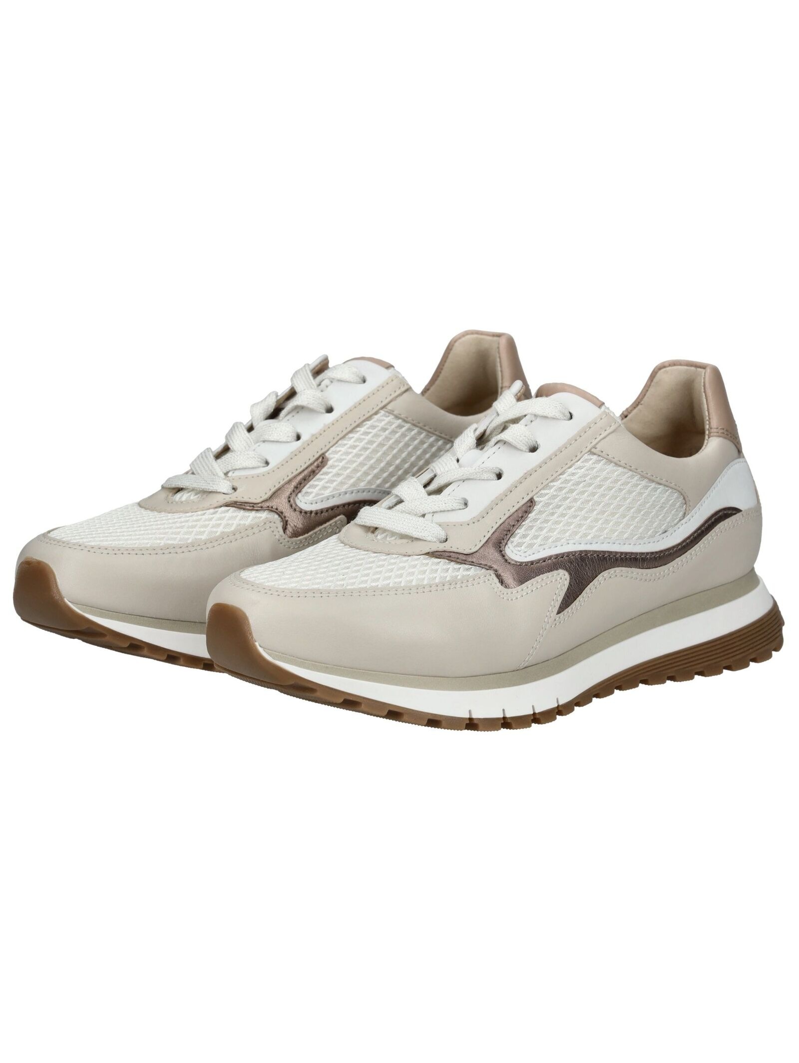 Gabor Comfort Sneaker Leather/Synthetic Women's Beige Size 40 3
