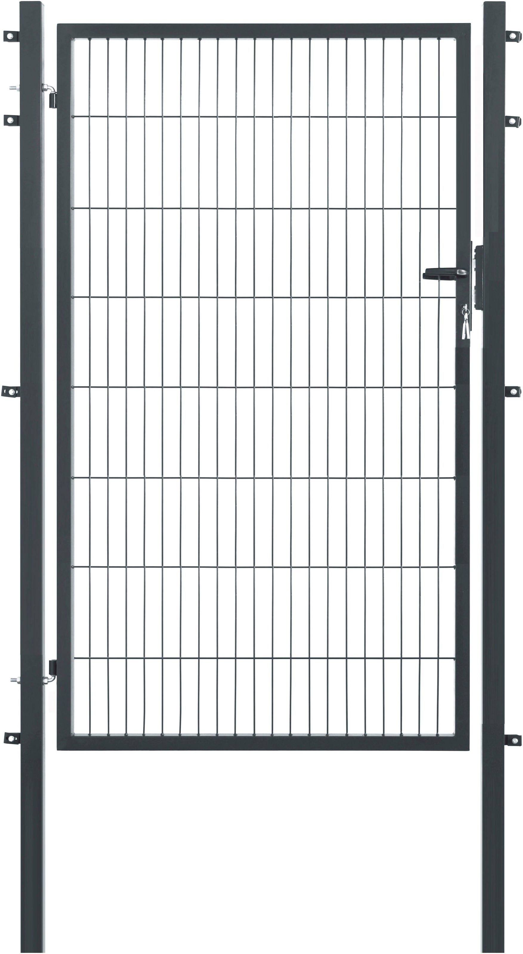GARDEN N MORE Zauneinzeltür "Einzeltor Premium" 163 cm hoch, anthrazit günstig online kaufen