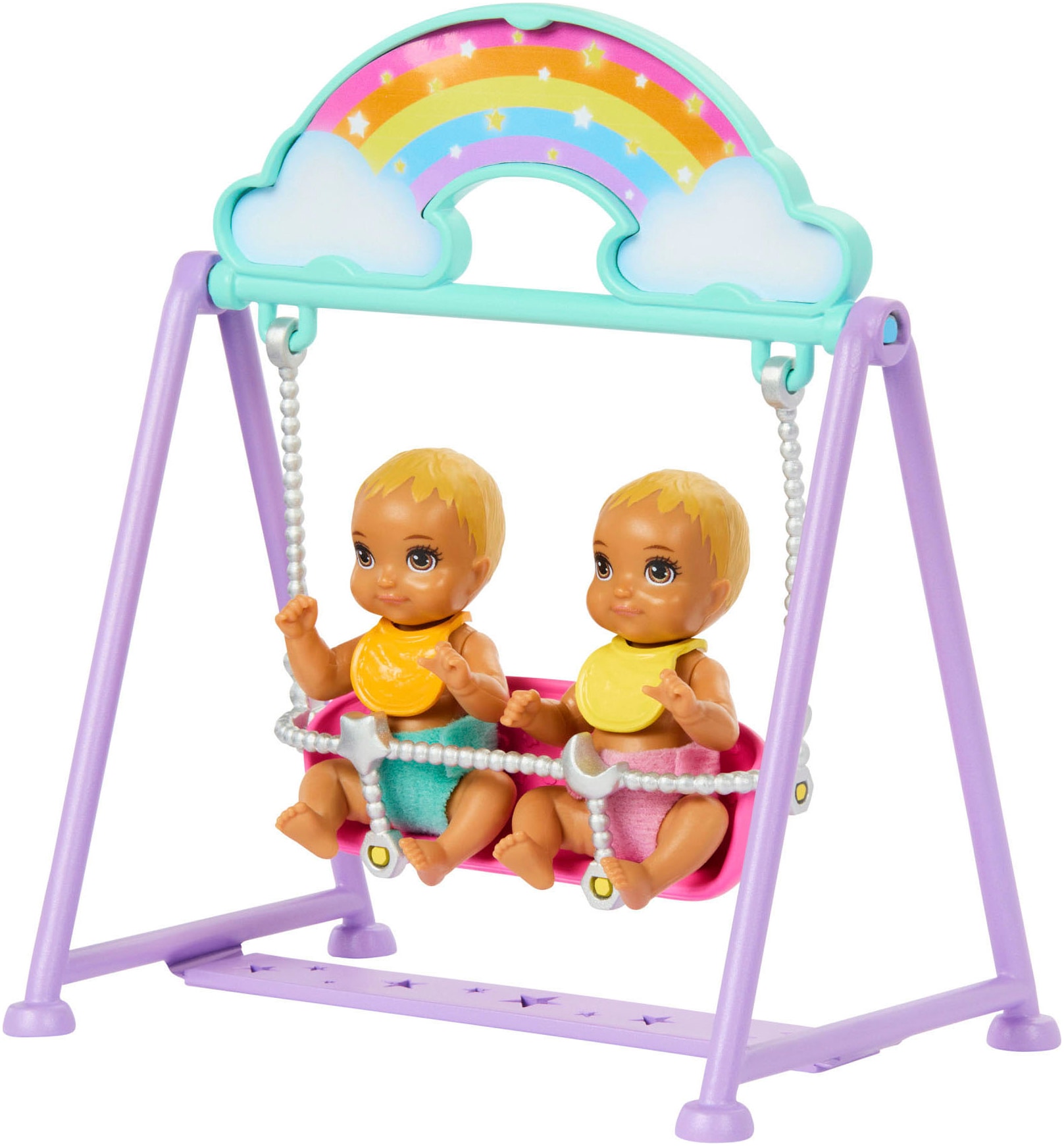 Barbie Anziehpuppe »Skipper Babysittes Inc. Zwillings-Kinderzimmer-Spielset«