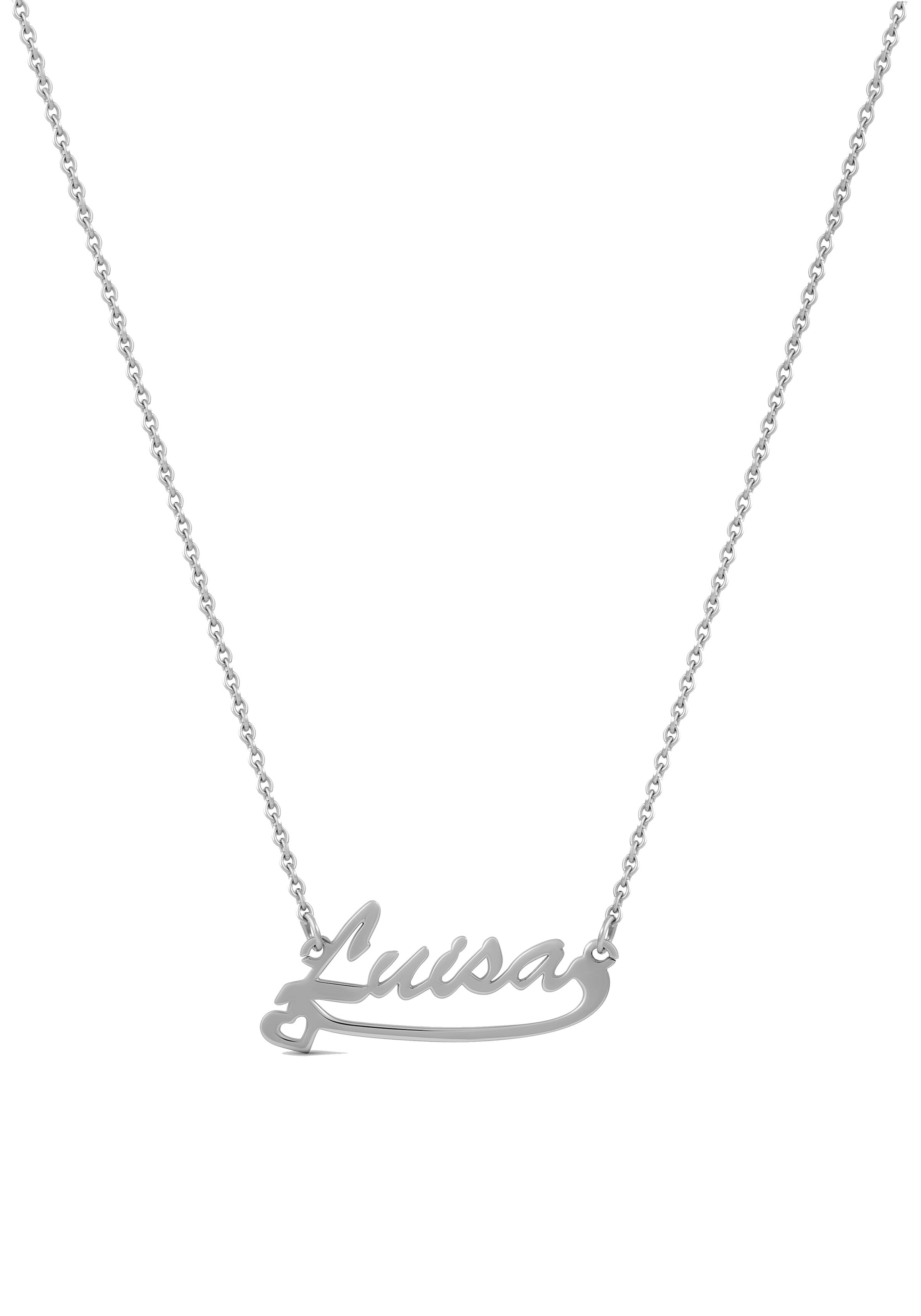 Firetti Namenskette »Schmuck Geschenk Silber 925 Halskette mit deinem Namen«,  GRAVURwunsch per Mail, Anlass Geburtstag Valentinstag Weihnachten für  kaufen | BAUR