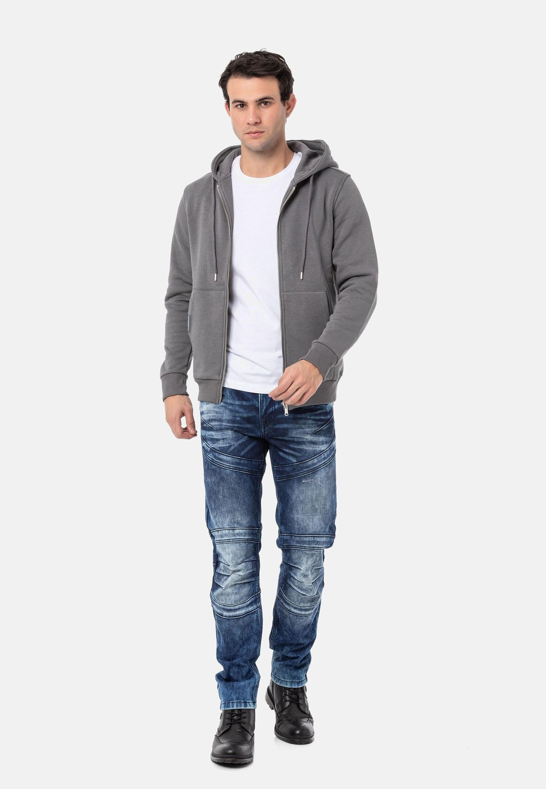 Cipo & Baxx Sweatjacke »Jacken«, mit Kapuze, CL556