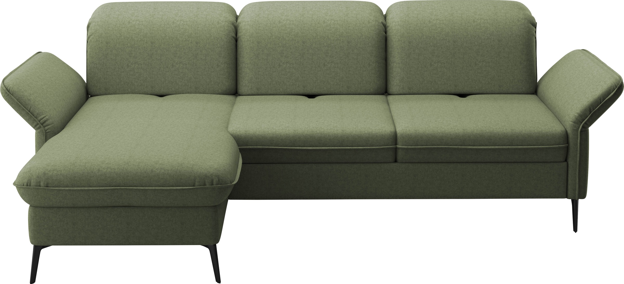 sit&more Ecksofa »Emely, inkl. Sitztiefenverstellung«, wahlweise mit Bettfunktion,Bettkasten,Kopf- & Armteilverstellung