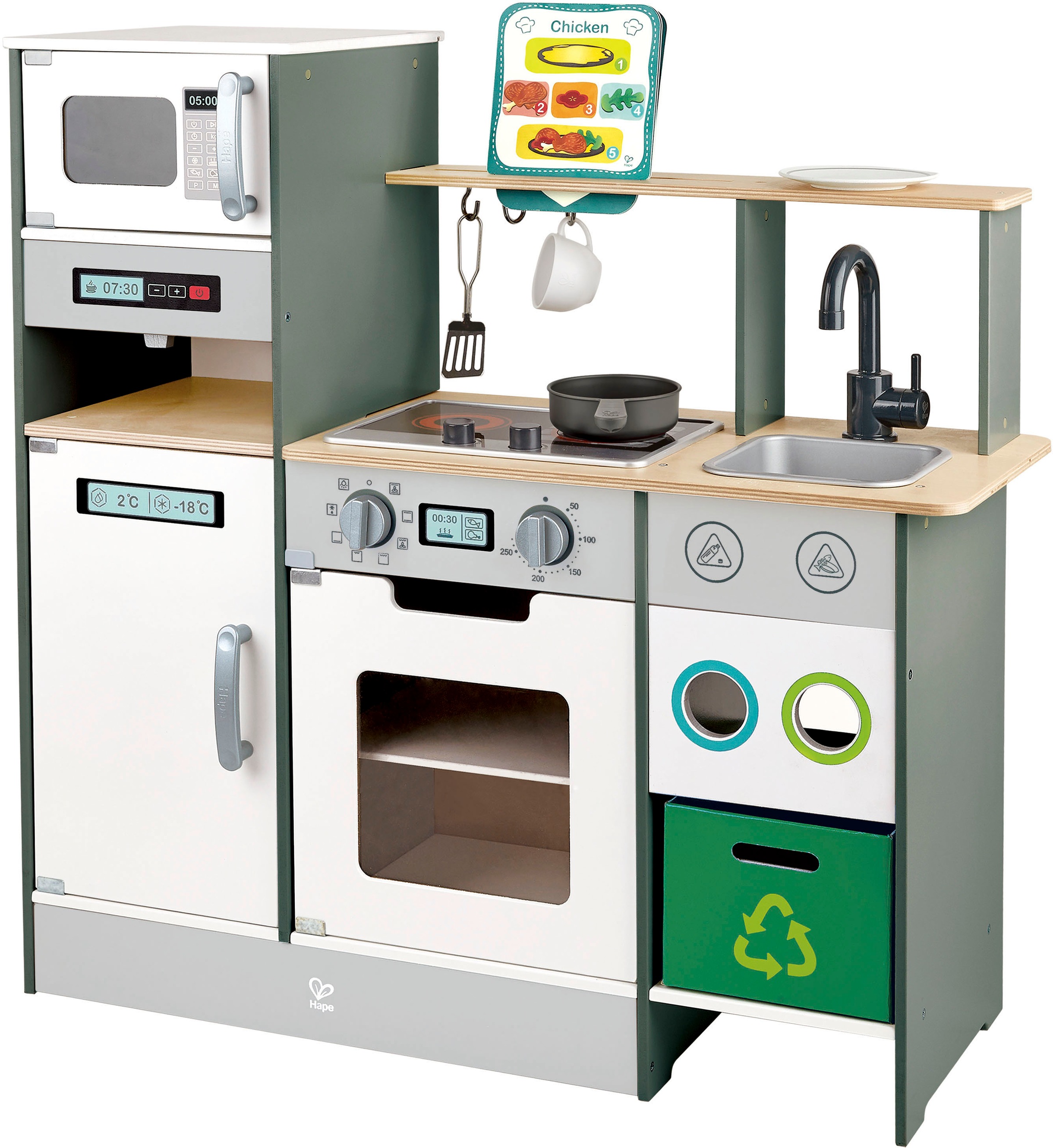 Hape Spielküche »Cook 'n' Serve, mit lustiger Bratpfanne«, FSC®- schützt Wald - weltweit kaufen