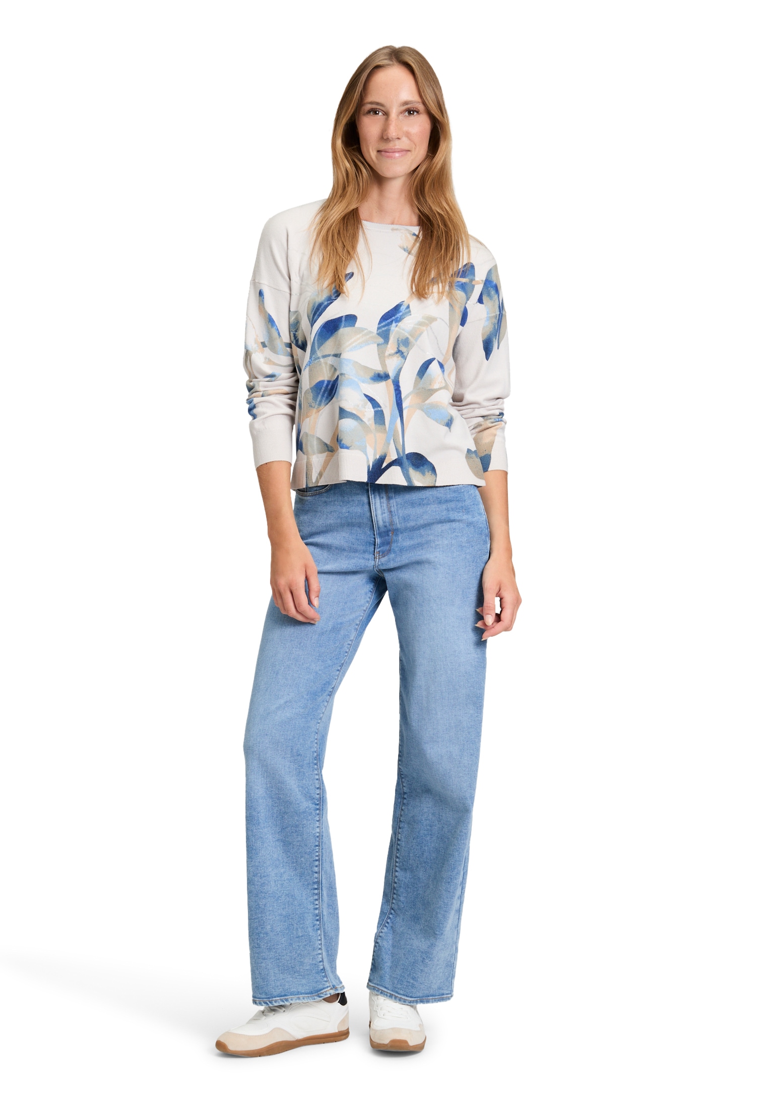 Betty Barclay Strickpullover »Betty Barclay Damen Strickpullover mit Print«, (1 tlg.)