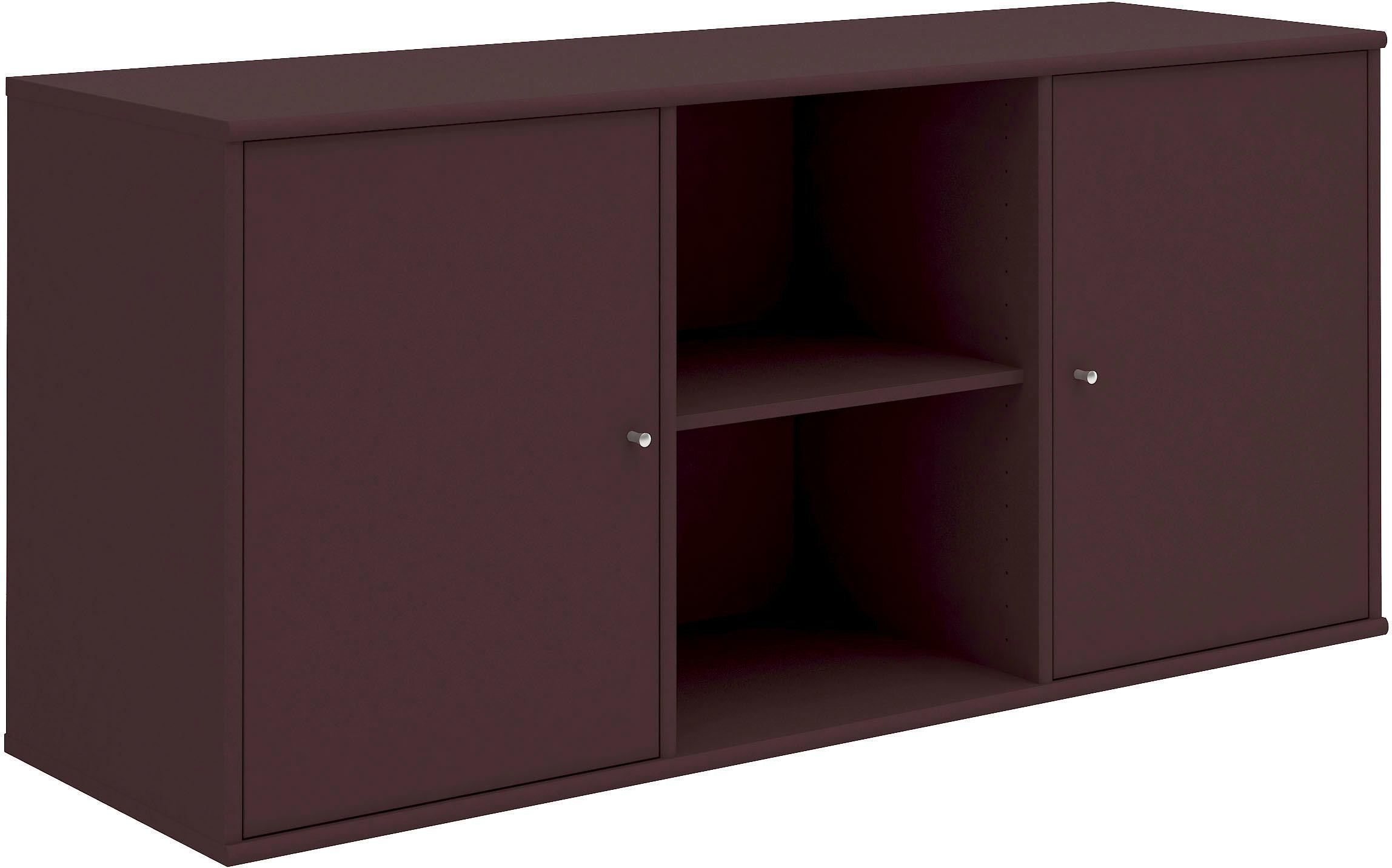 Hammel Furniture Sideboard »Mistral, Hochwertig Schrank, hängend/stehend montierbar«, mit zwei Türen, B: 133 cm, anpassungsbar Designmöbel