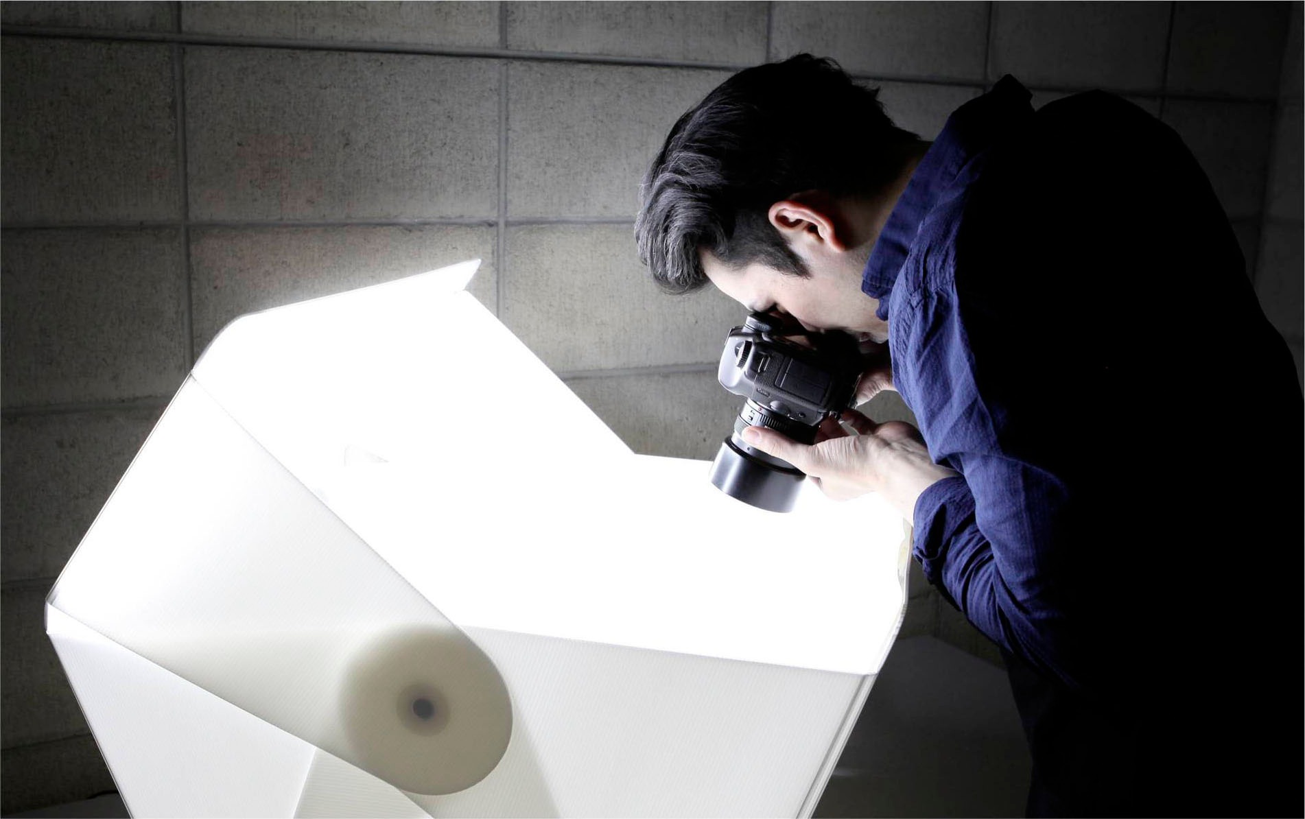 Orangemonkie Falthintergrund »FOLDIO3«, KOSTENLOSE Foldio-App, Triple-LED-Lichtstreifen