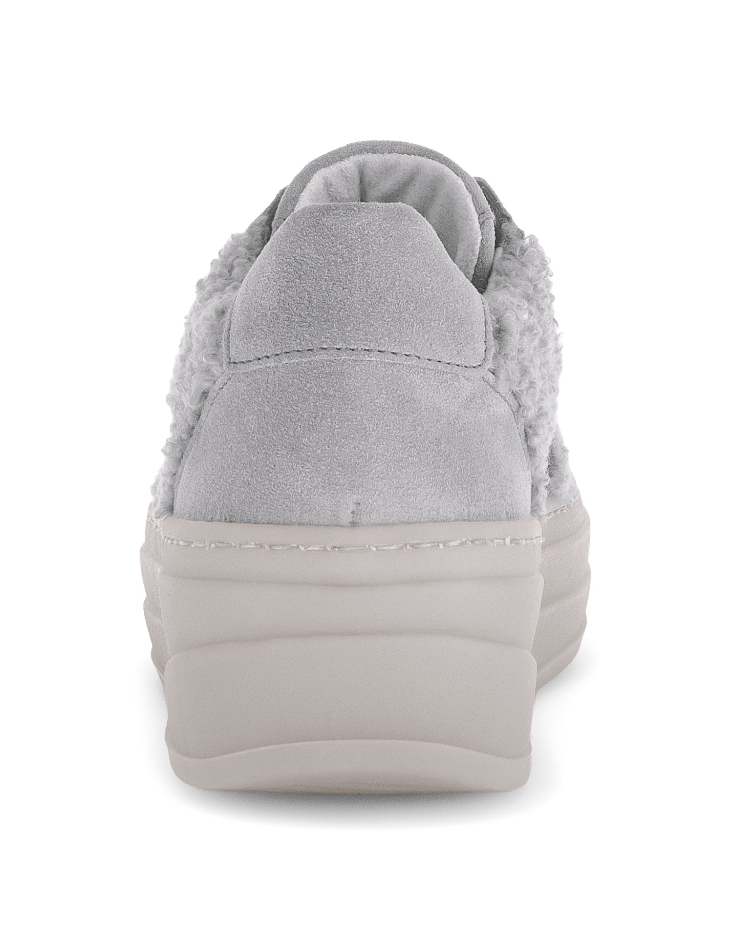 Gabor Plateausneaker, Freizeitschuh, Halbschuh, Schnürschuh in Teddy-Optik günstig online kaufen