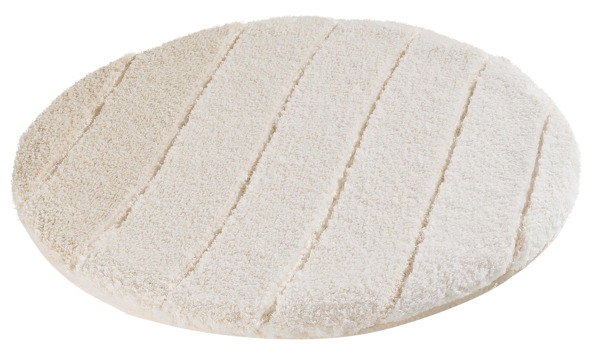 Kleine Wolke Badematte »Donna«, rutschhemmend beschichtet, fußbodenheizungsgeeignet-schnell trocknend, Wellen Design, Pastell, 3-tlg. Set, rechteckig & rund erhältlich