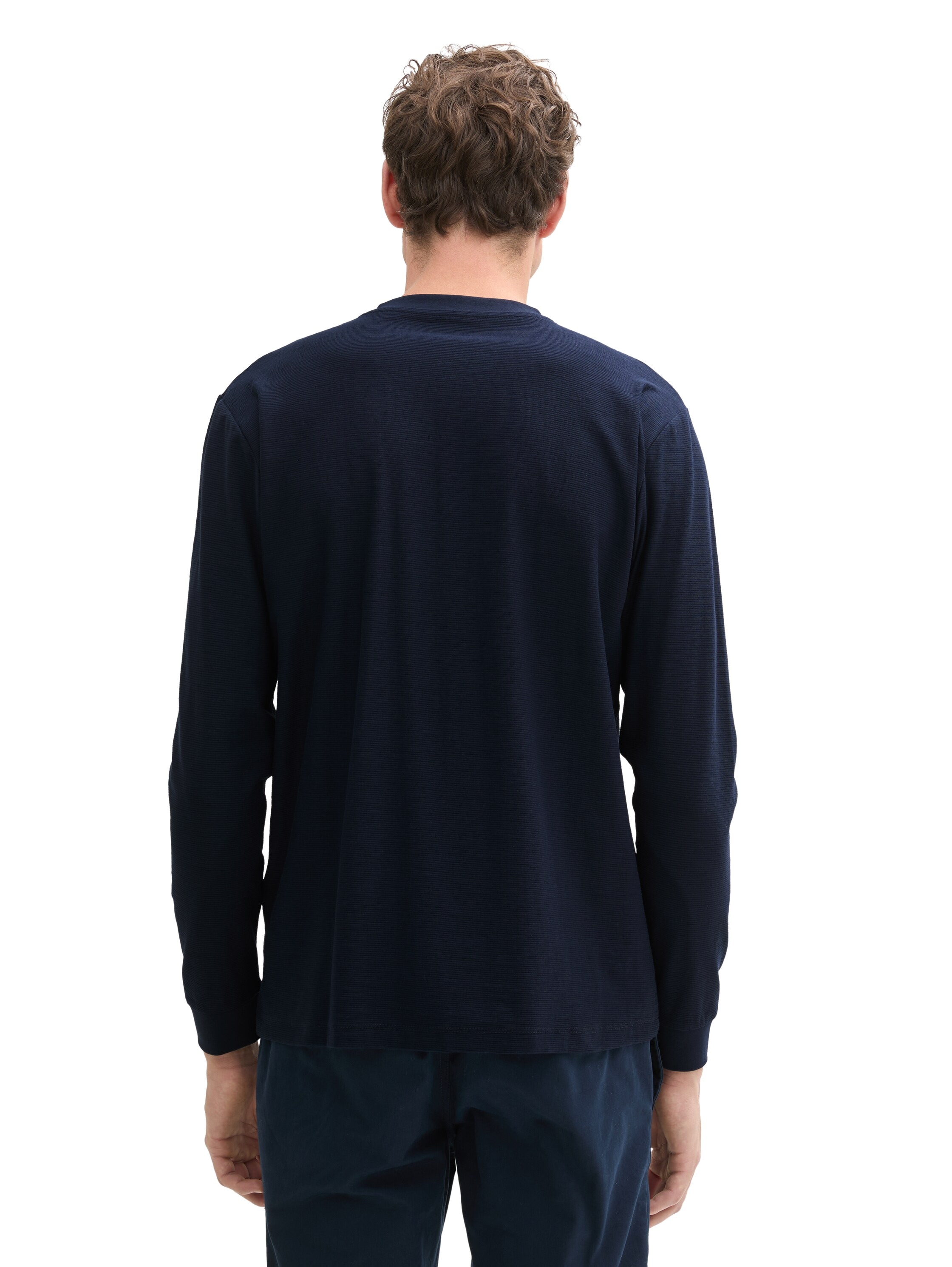 TOM TAILOR Denim Henleyshirt, mit Struktur