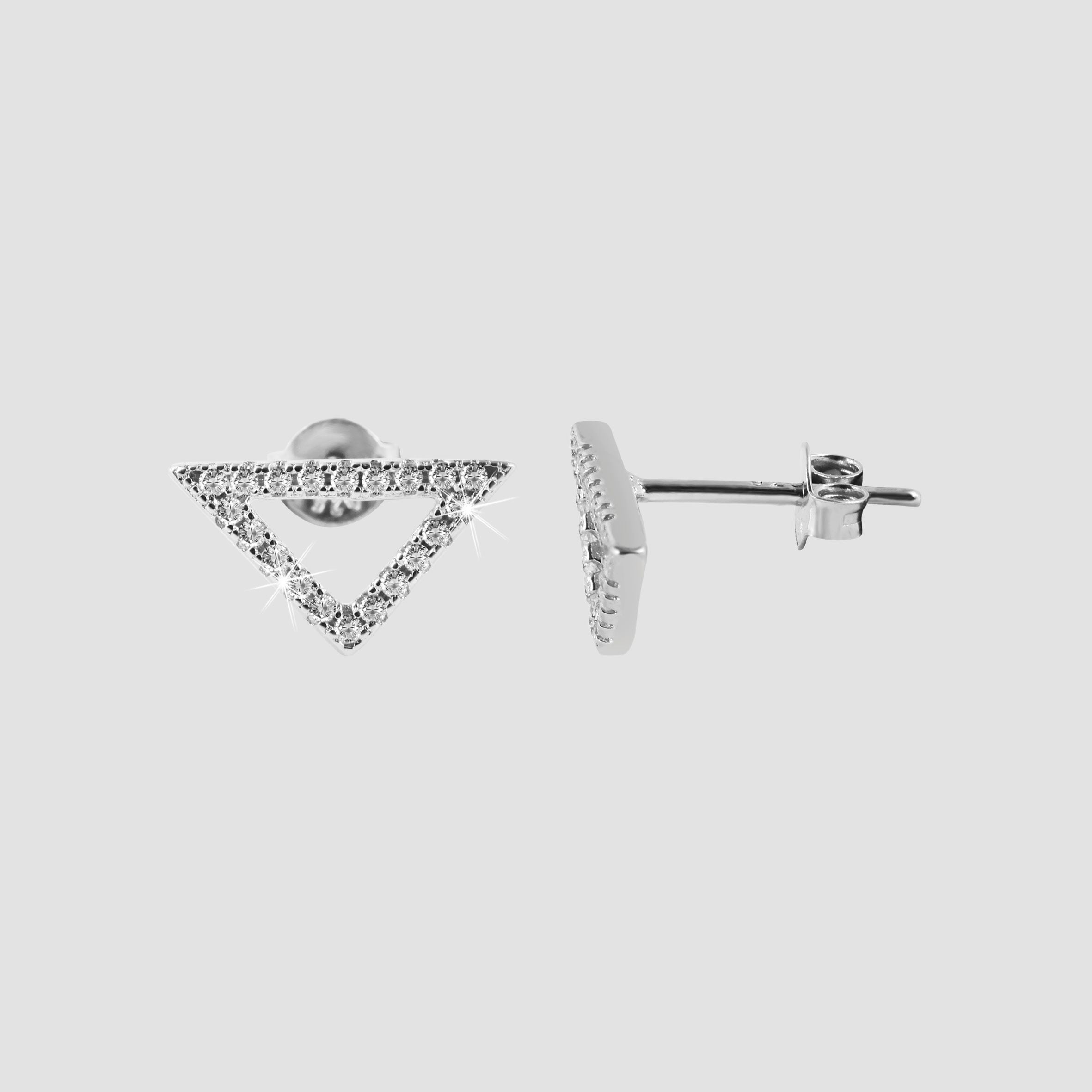 Adelia´s Paar Ohrhänger "Ohrringe – Ohrstecker aus 925 Silber mit Zirkonia" Perfekt als Geschenk für besondere Menschen