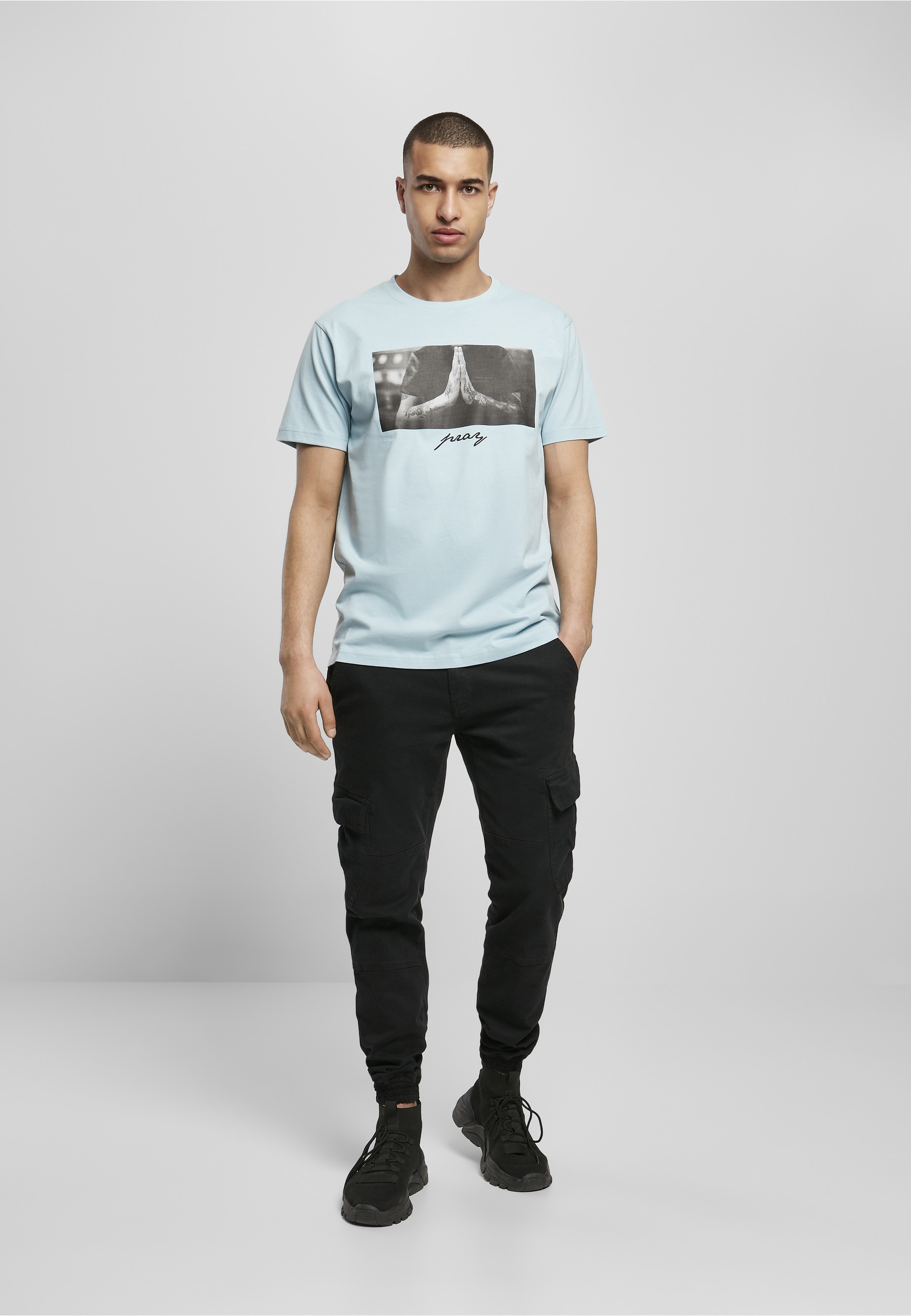 MisterTee T-Shirt »MisterTee Herren Pray Tee« 1 Stk.