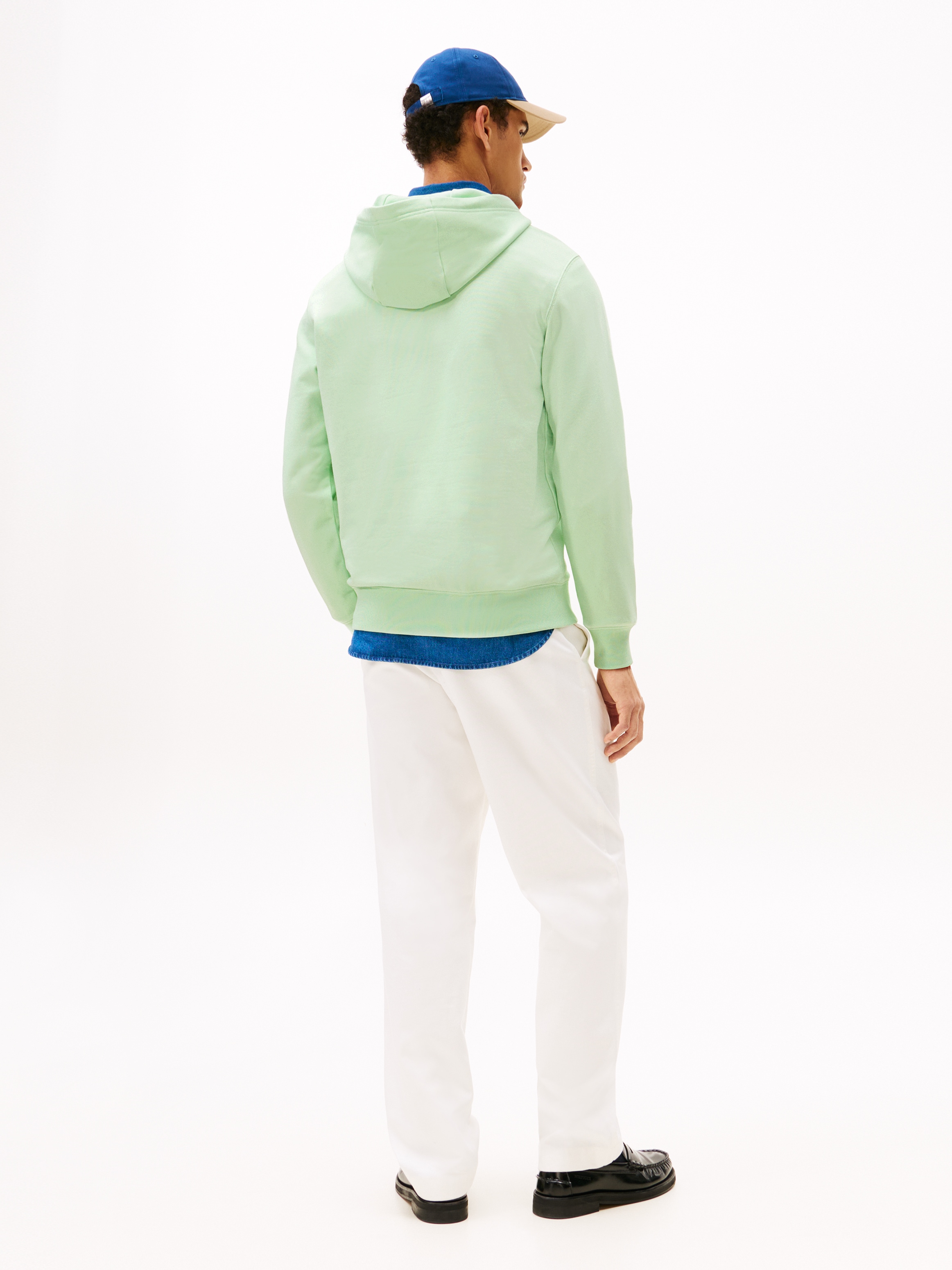 Tommy Hilfiger Hoodie »ESSENTIAL TERRY«, mit Tunnelzug und Flag-Stickerei
