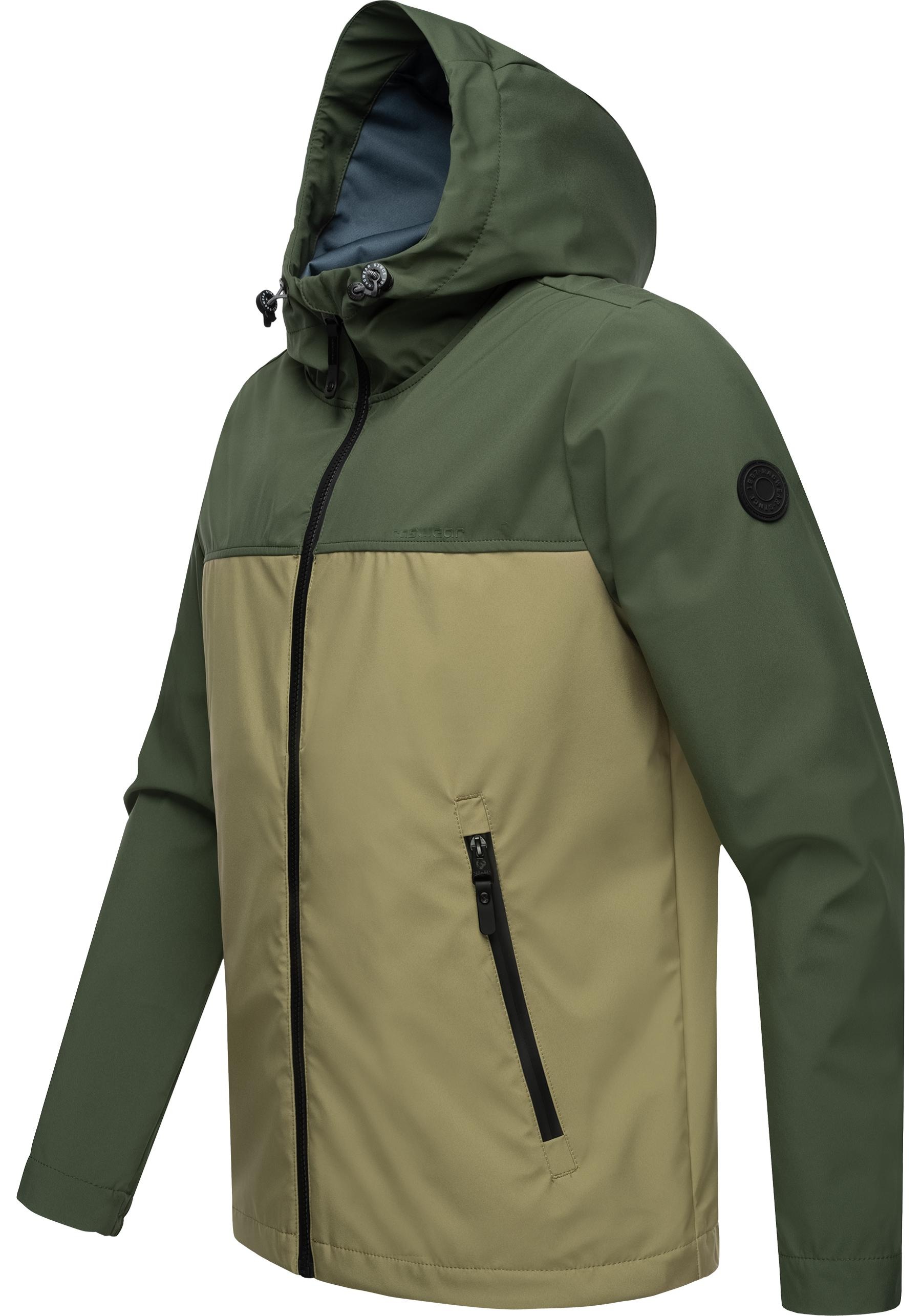 Ragwear Softshelljacke "Shellwie Block", mit Kapuze, wasserdichte Herren Üb günstig online kaufen