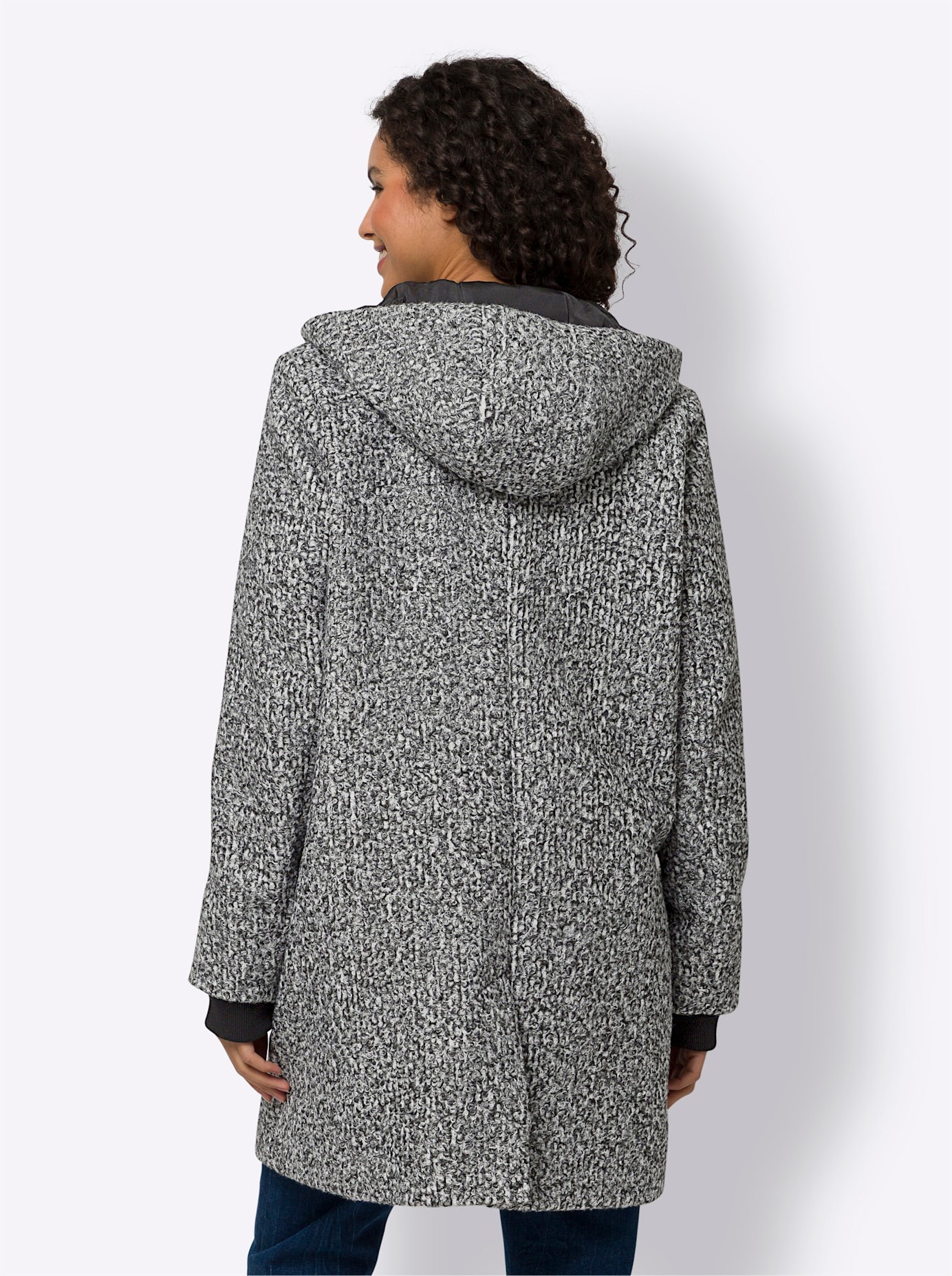 heine Langjacke mit Kapuze günstig online kaufen