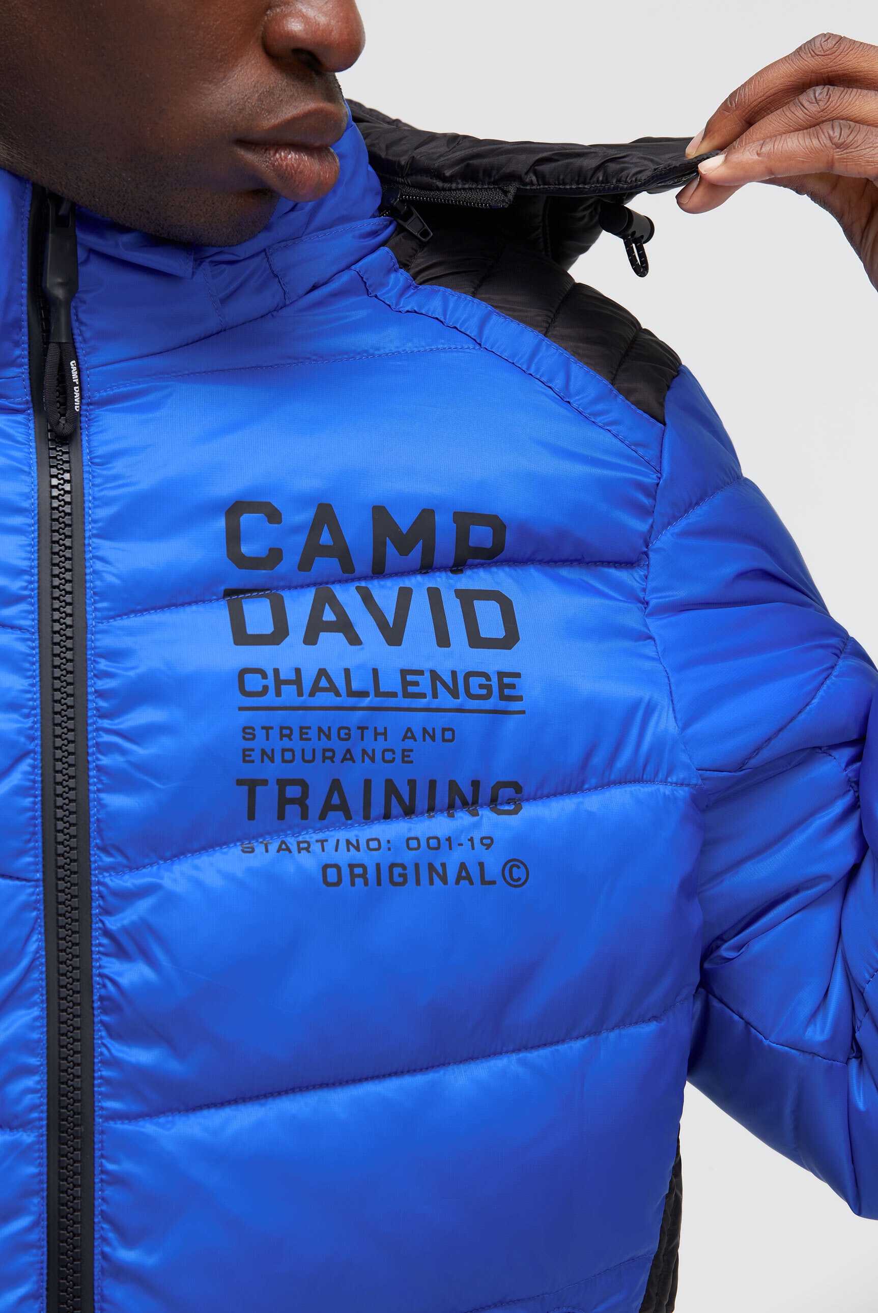 CAMP DAVID Winterjacke mit Kapuze mit abtrennbarer Kapuze