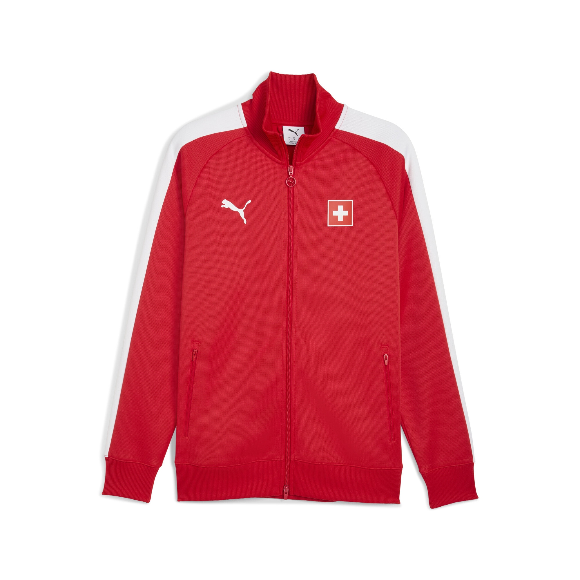 PUMA Sweatjacke "Schweiz T7 Trainingsjacke Herren" günstig online kaufen